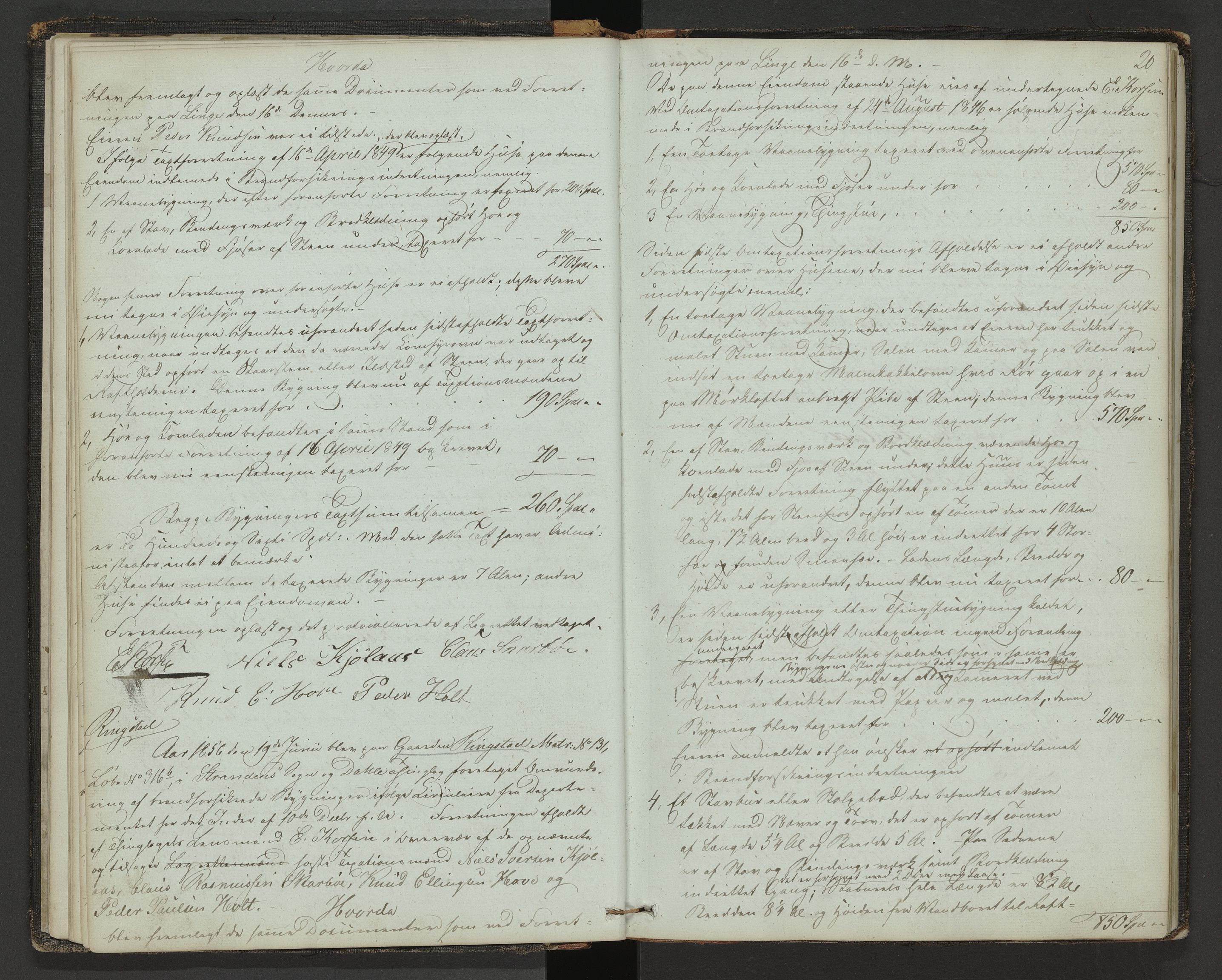 Norges Brannkasse Dale, AV/SAT-A-5492/Fa/L0001: Branntakstprotokoll, 1846-1944, p. 20