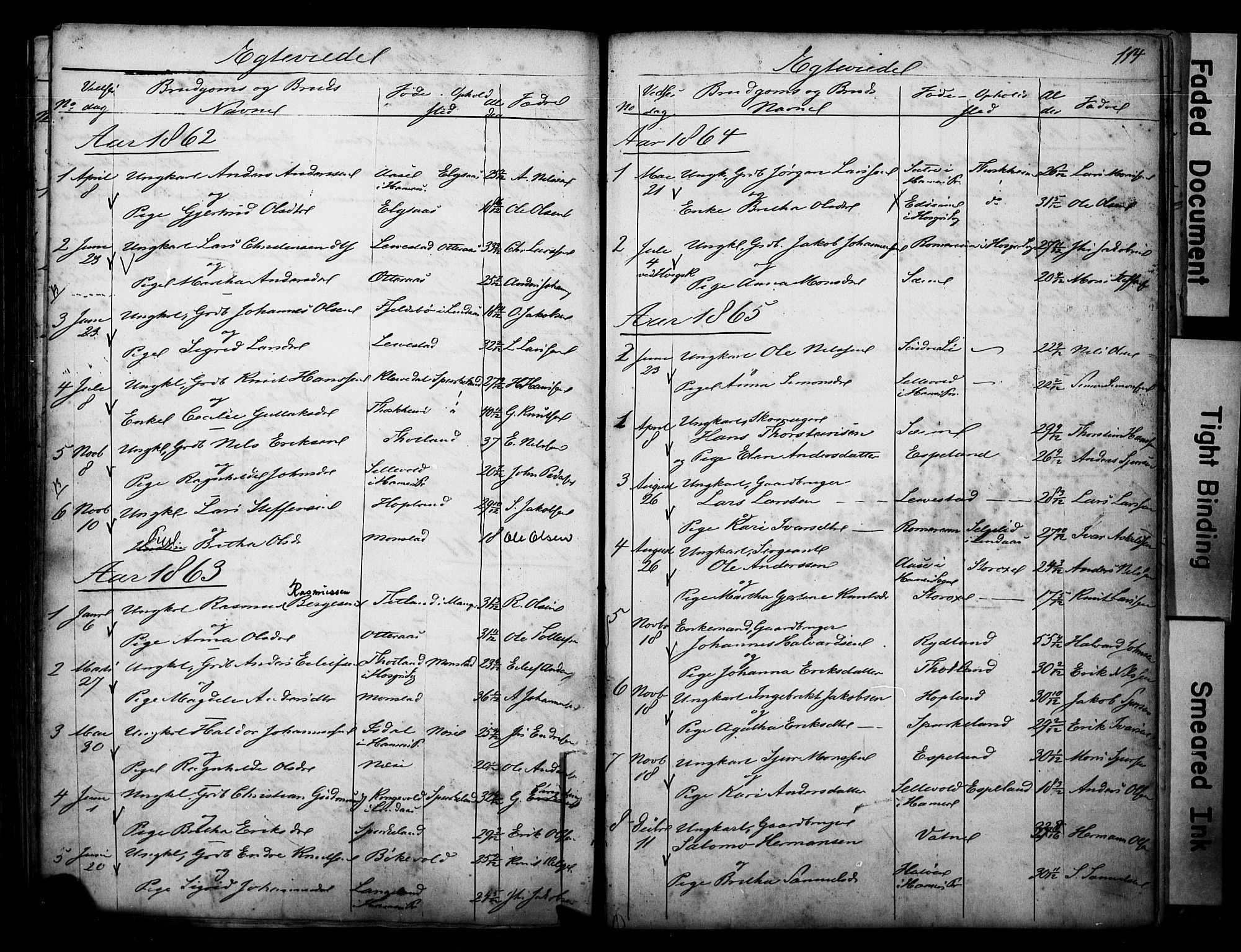 Alversund Sokneprestembete, SAB/A-73901/H/Ha/Hab: Parish register (copy) no. D 1, 1800-1870, p. 114