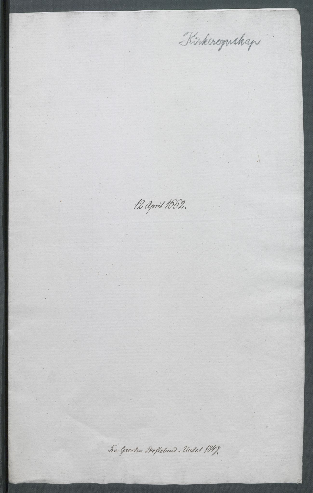 Riksarkivets diplomsamling, RA/EA-5965/F02/L0169: Dokumenter, 1661-1663, p. 92