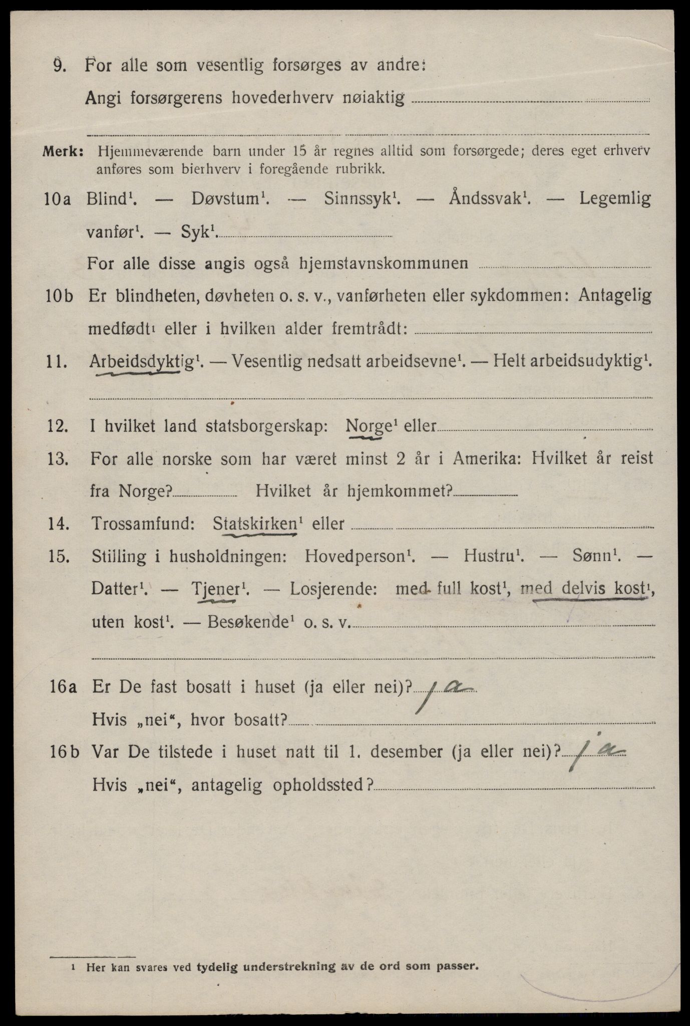 SAKO, 1920 census for Vinje, 1920, p. 1056