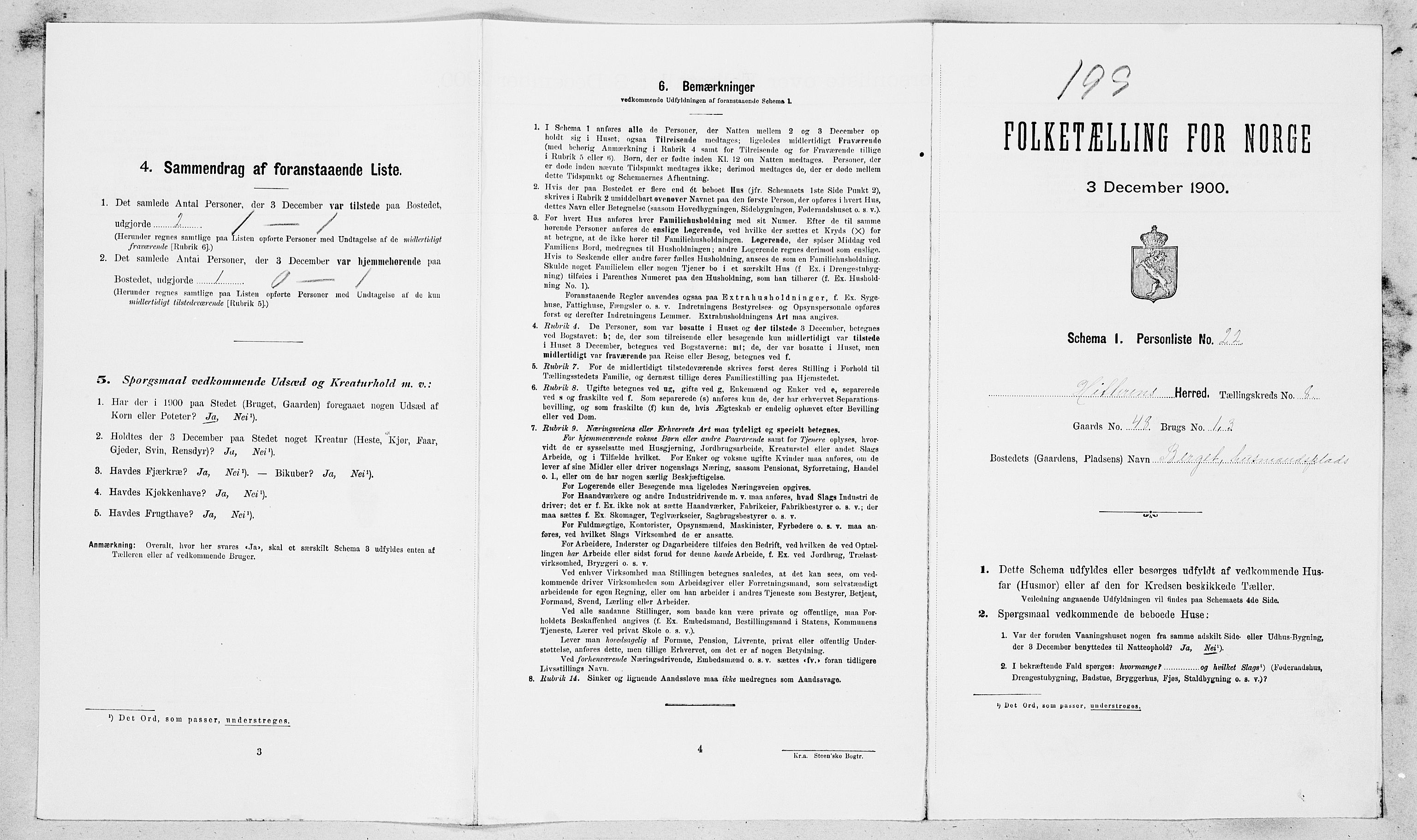 SAT, 1900 census for Hitra, 1900, p. 601