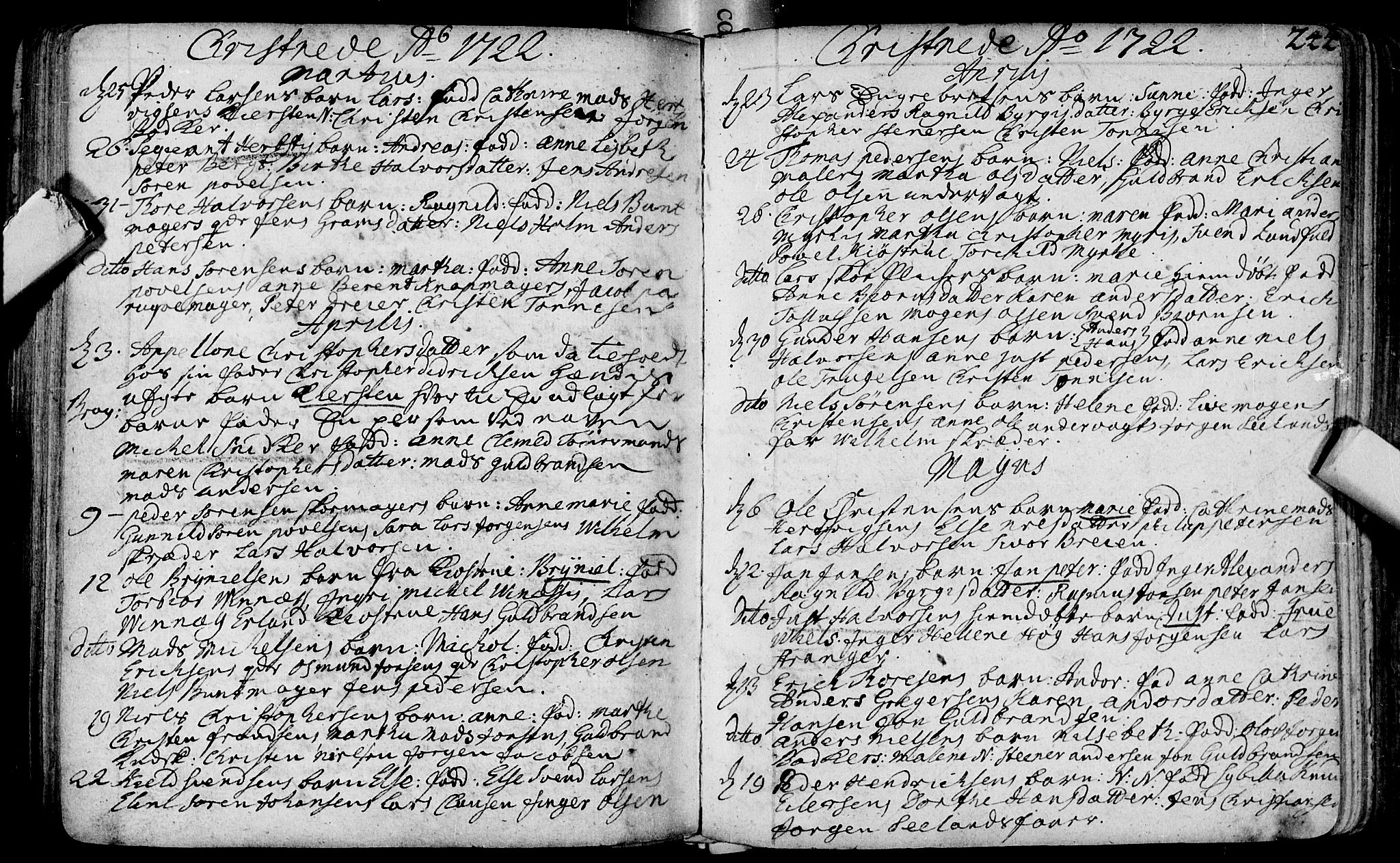 Bragernes kirkebøker, AV/SAKO-A-6/F/Fa/L0003: Parish register (official) no. I 3, 1706-1734, p. 244