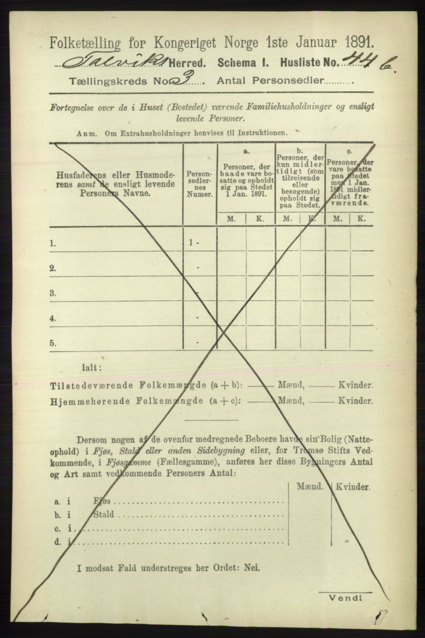 RA, 1891 census for 2013 Talvik, 1891, p. 719