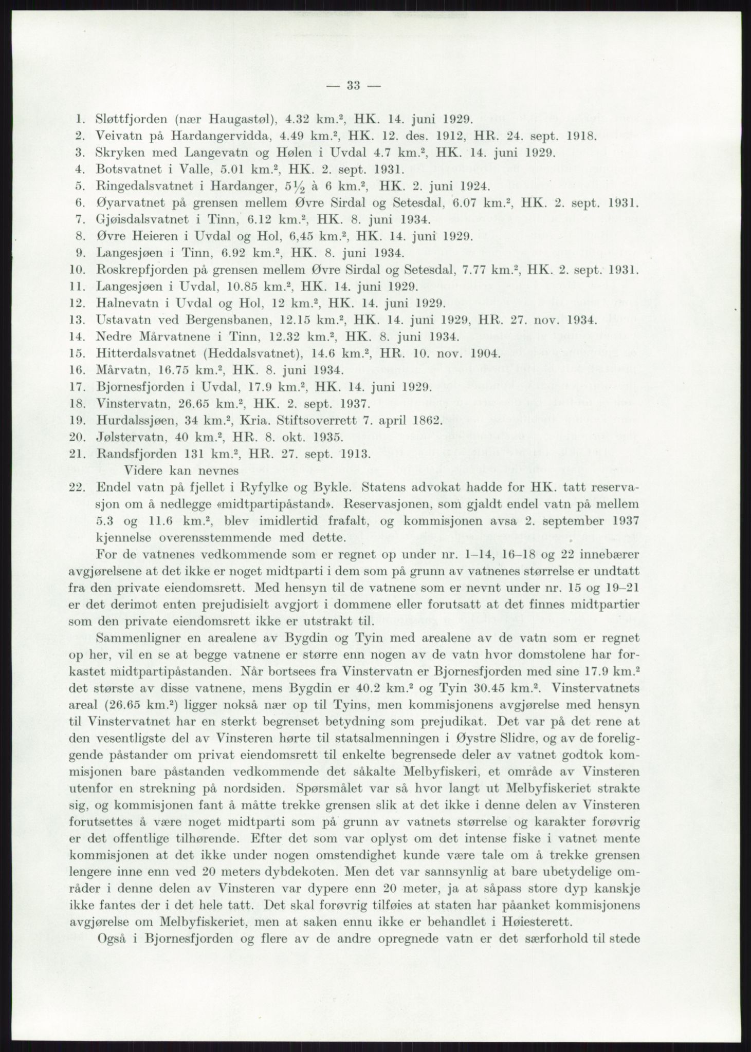 Høyfjellskommisjonen, AV/RA-S-1546/X/Xa/L0001: Nr. 1-33, 1909-1953, p. 6060