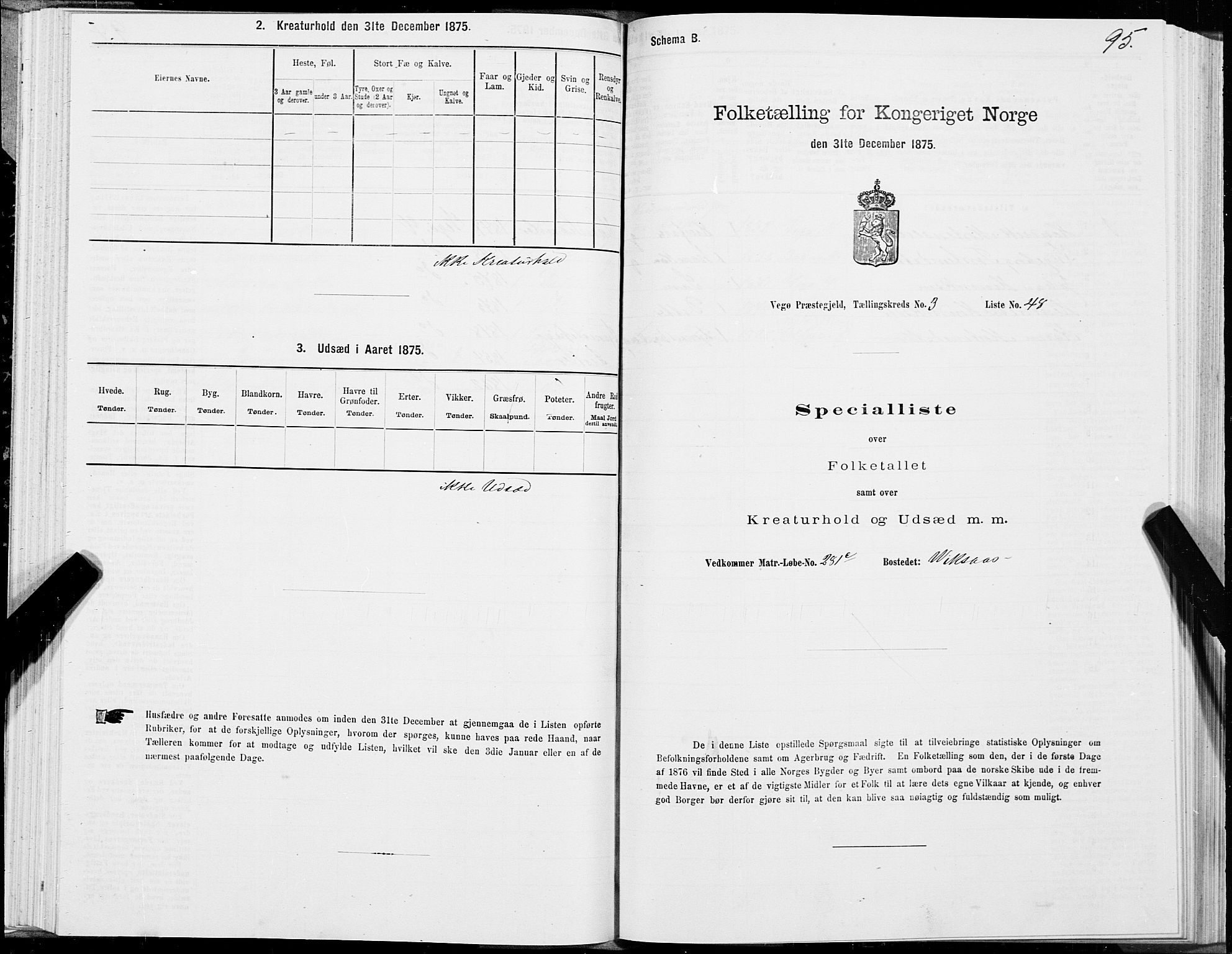SAT, 1875 census for 1815P Vega, 1875, p. 2095