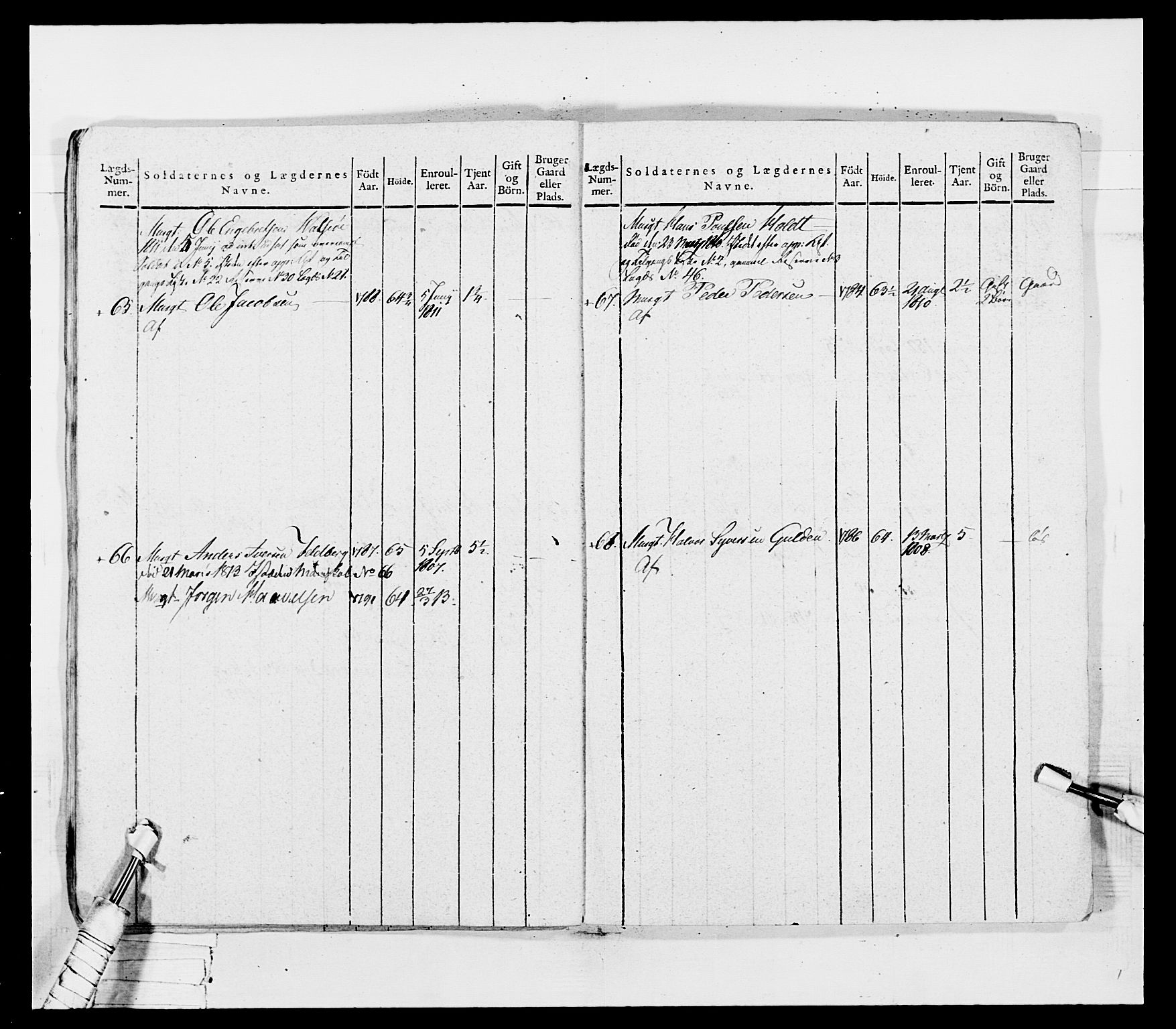 Generalitets- og kommissariatskollegiet, Det kongelige norske kommissariatskollegium, AV/RA-EA-5420/E/Eh/L0036a: Nordafjelske gevorbne infanteriregiment, 1813, p. 532