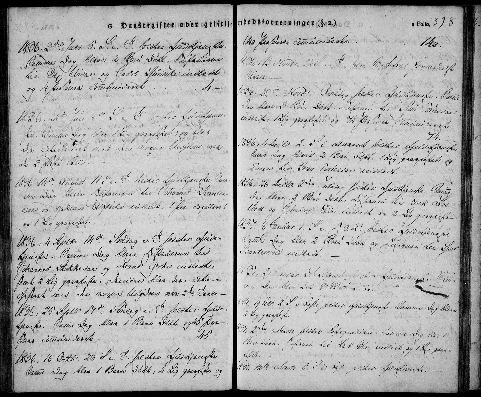 Skjold sokneprestkontor, AV/SAST-A-101847/H/Ha/Haa/L0005: Parish register (official) no. A 5, 1830-1856, p. 398