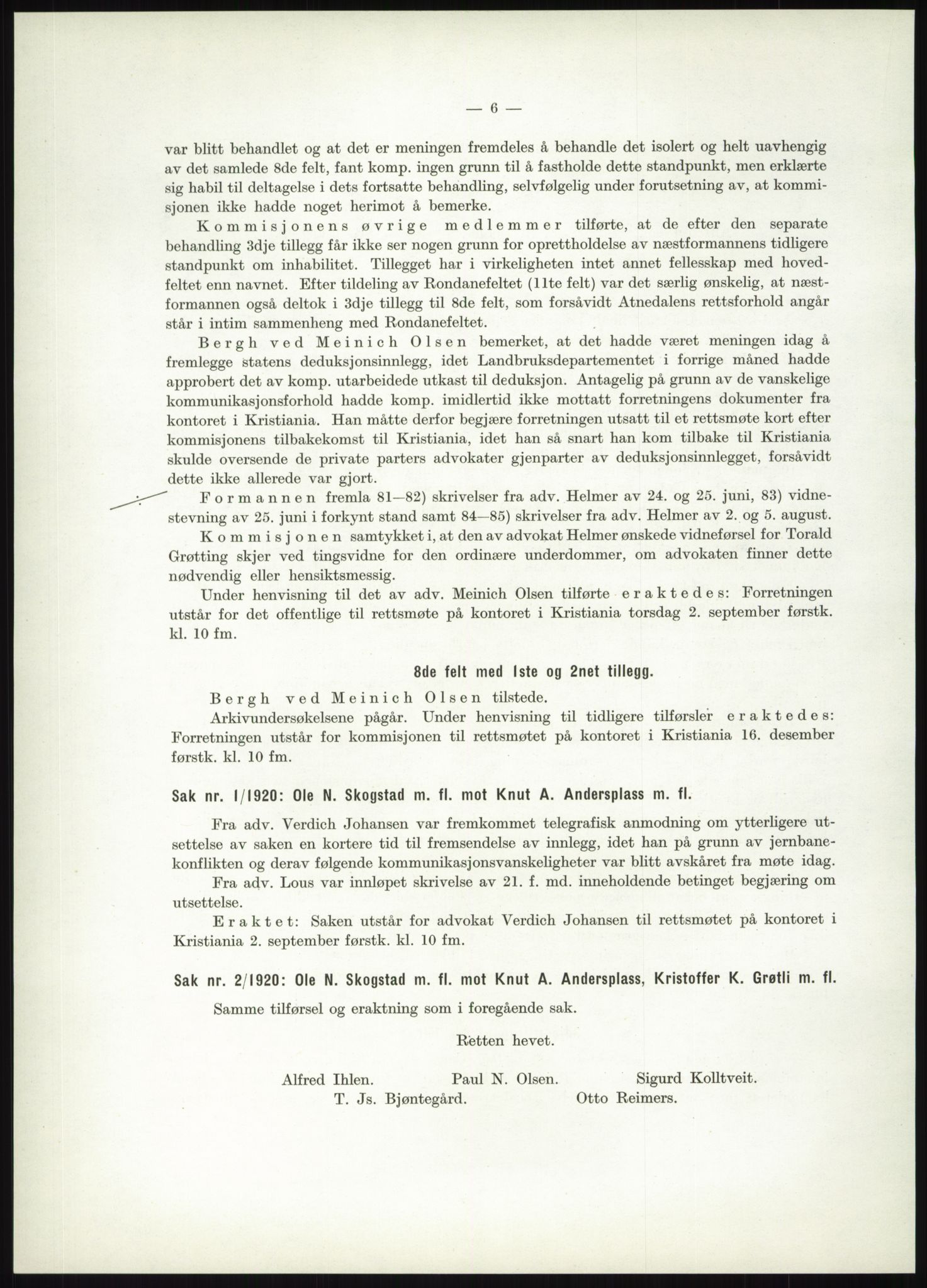 Høyfjellskommisjonen, AV/RA-S-1546/X/Xa/L0001: Nr. 1-33, 1909-1953, p. 3453