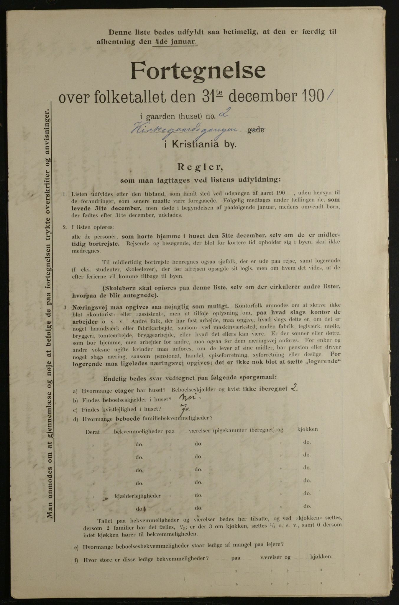 OBA, Municipal Census 1901 for Kristiania, 1901, p. 7800