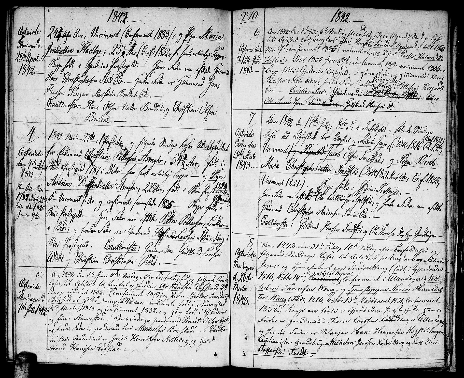 Gjerdrum prestekontor Kirkebøker, SAO/A-10412b/F/Fa/L0003: Parish register (official) no. I 3, 1798-1815, p. 270