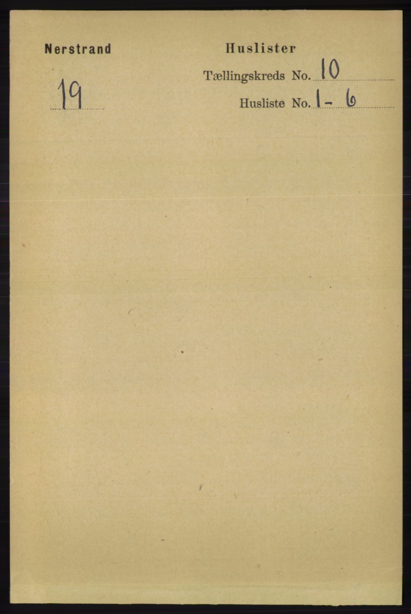 RA, 1891 census for 1139 Nedstrand, 1891, p. 1849