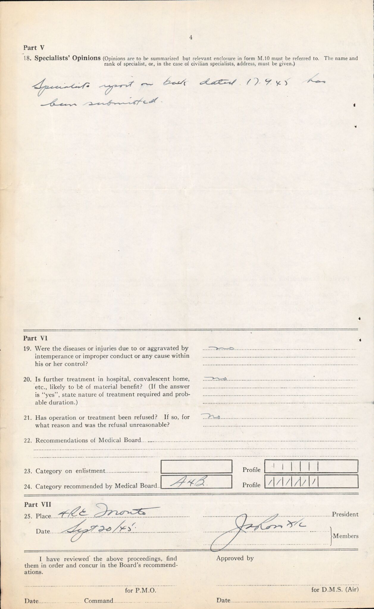 Forsvaret, Forsvarets overkommando/Luftforsvarsstaben, AV/RA-RAFA-4079/P/Pa/L0011: Personellpapirer, 1904, p. 154