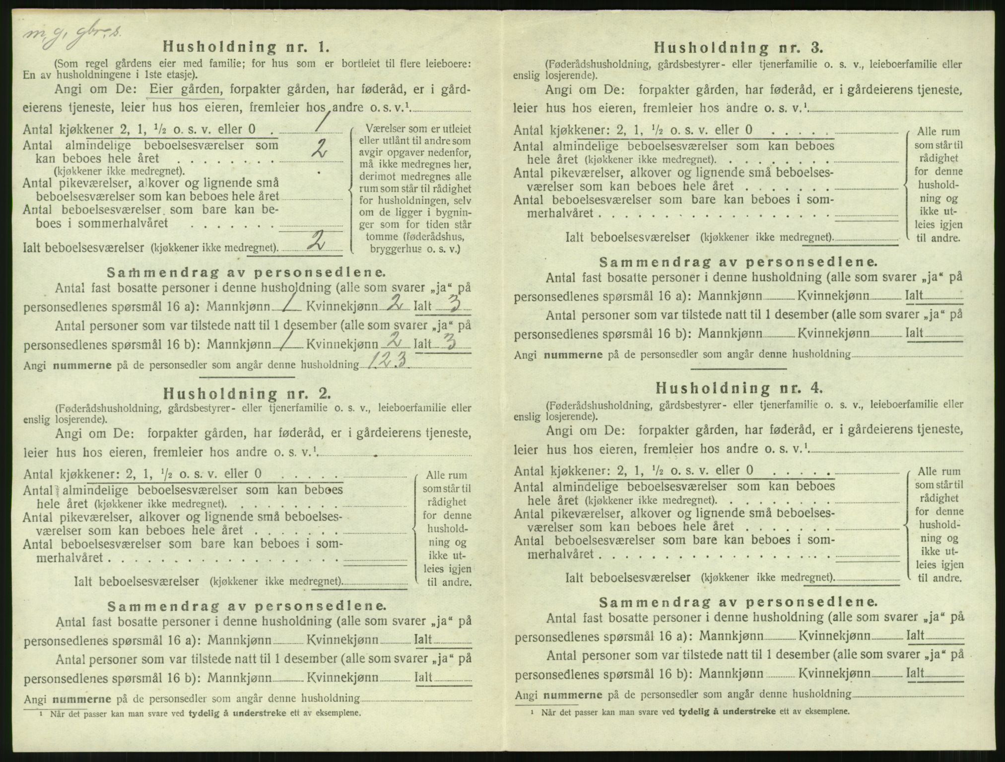 SAT, 1920 census for Aukra, 1920, p. 938