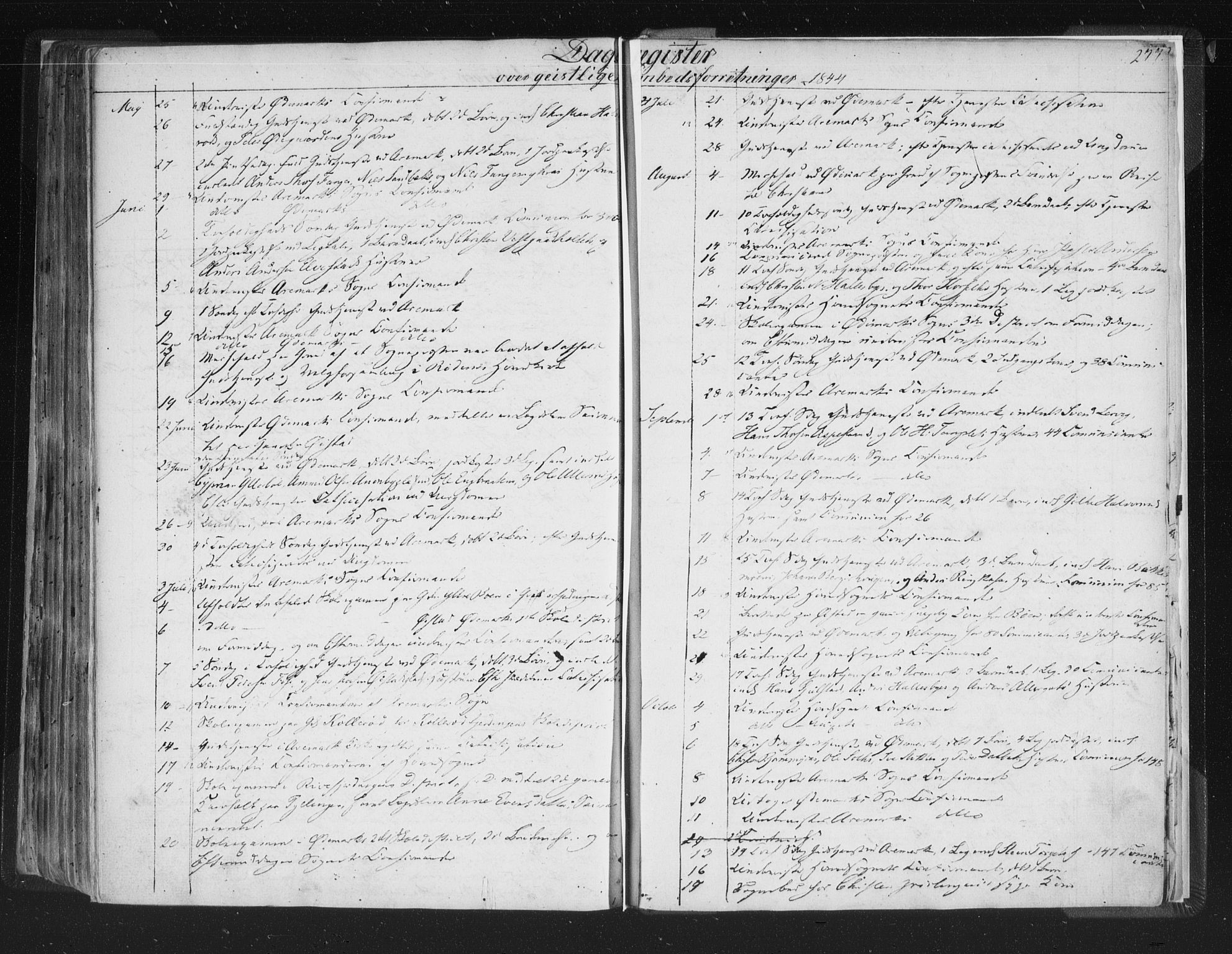 Aremark prestekontor Kirkebøker, AV/SAO-A-10899/F/Fc/L0002: Parish register (official) no. III 2, 1834-1849, p. 277