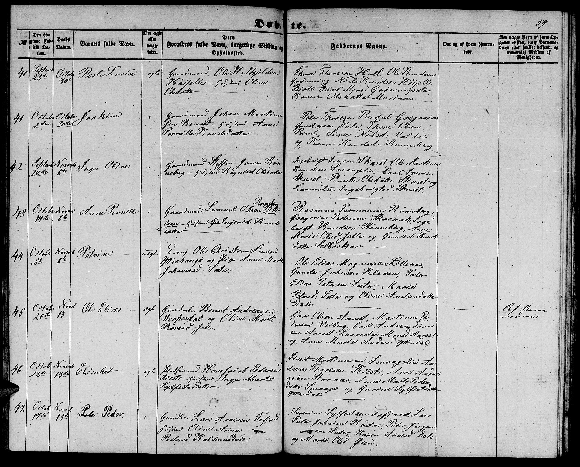 Ministerialprotokoller, klokkerbøker og fødselsregistre - Møre og Romsdal, AV/SAT-A-1454/519/L0261: Parish register (copy) no. 519C02, 1854-1867, p. 60