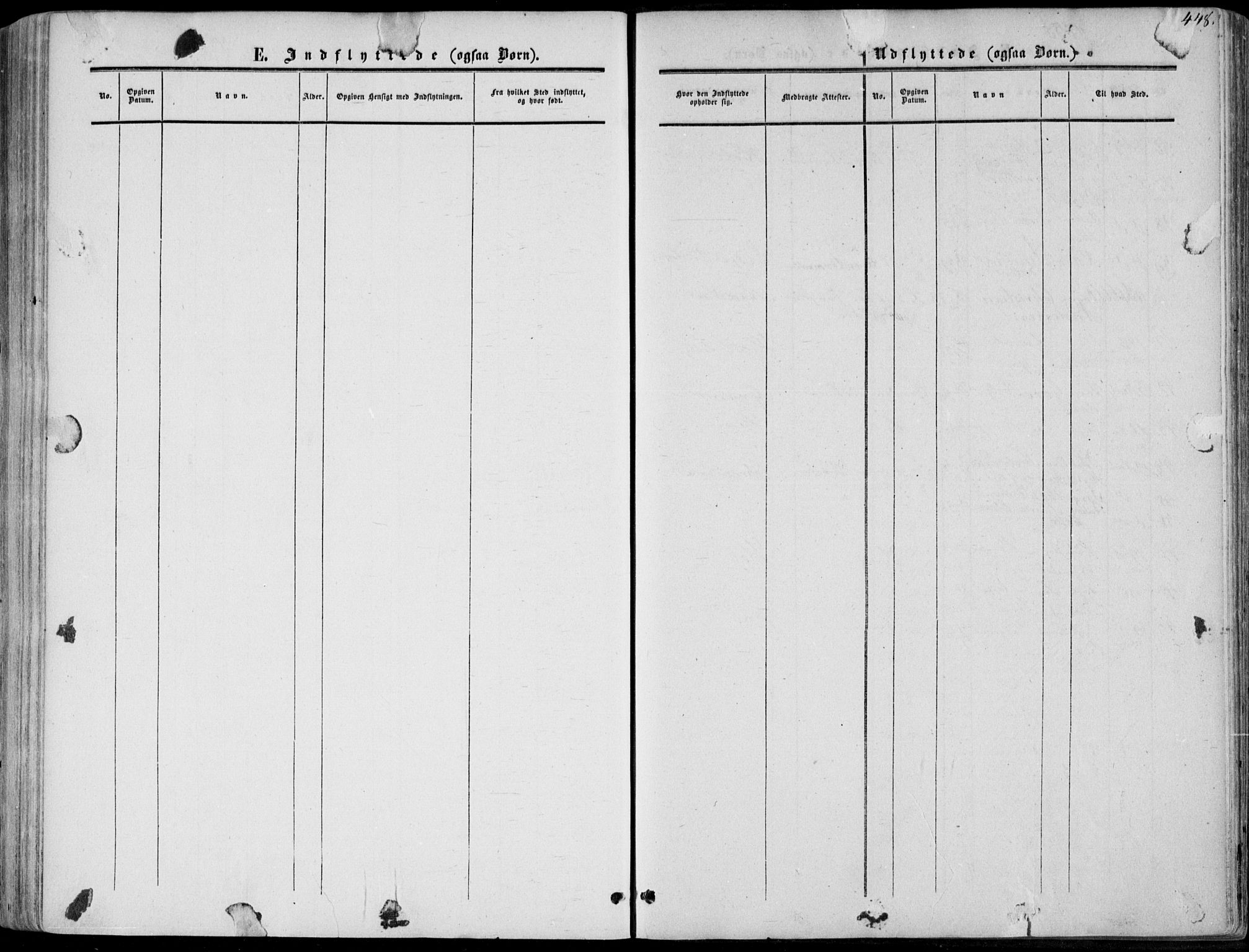 Norderhov kirkebøker, AV/SAKO-A-237/F/Fa/L0012: Parish register (official) no. 12, 1856-1865, p. 448