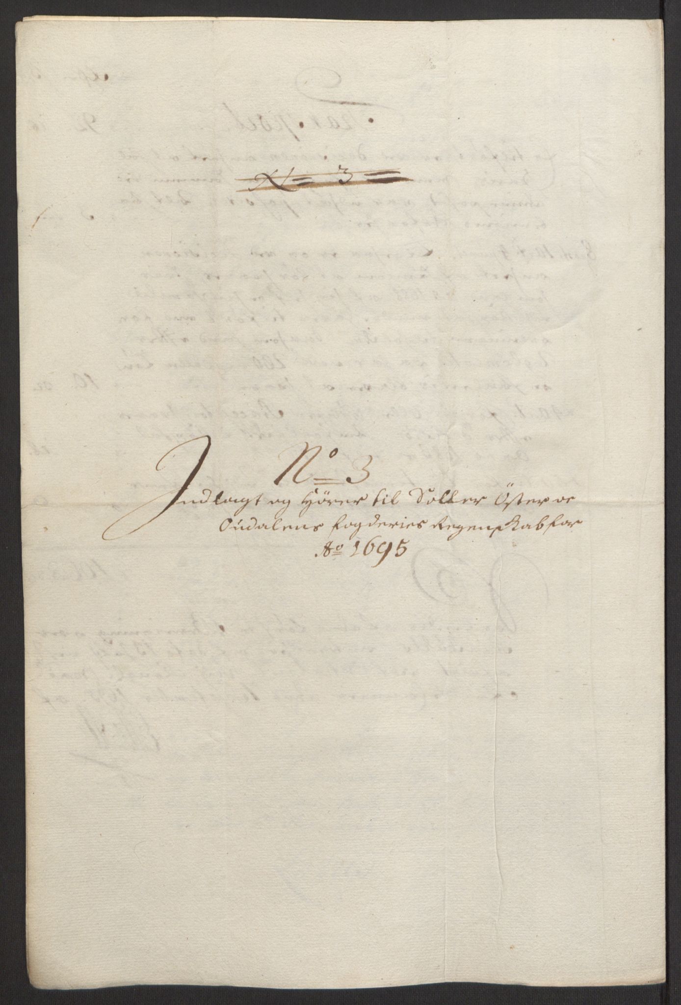 Rentekammeret inntil 1814, Reviderte regnskaper, Fogderegnskap, AV/RA-EA-4092/R13/L0833: Fogderegnskap Solør, Odal og Østerdal, 1695, p. 34