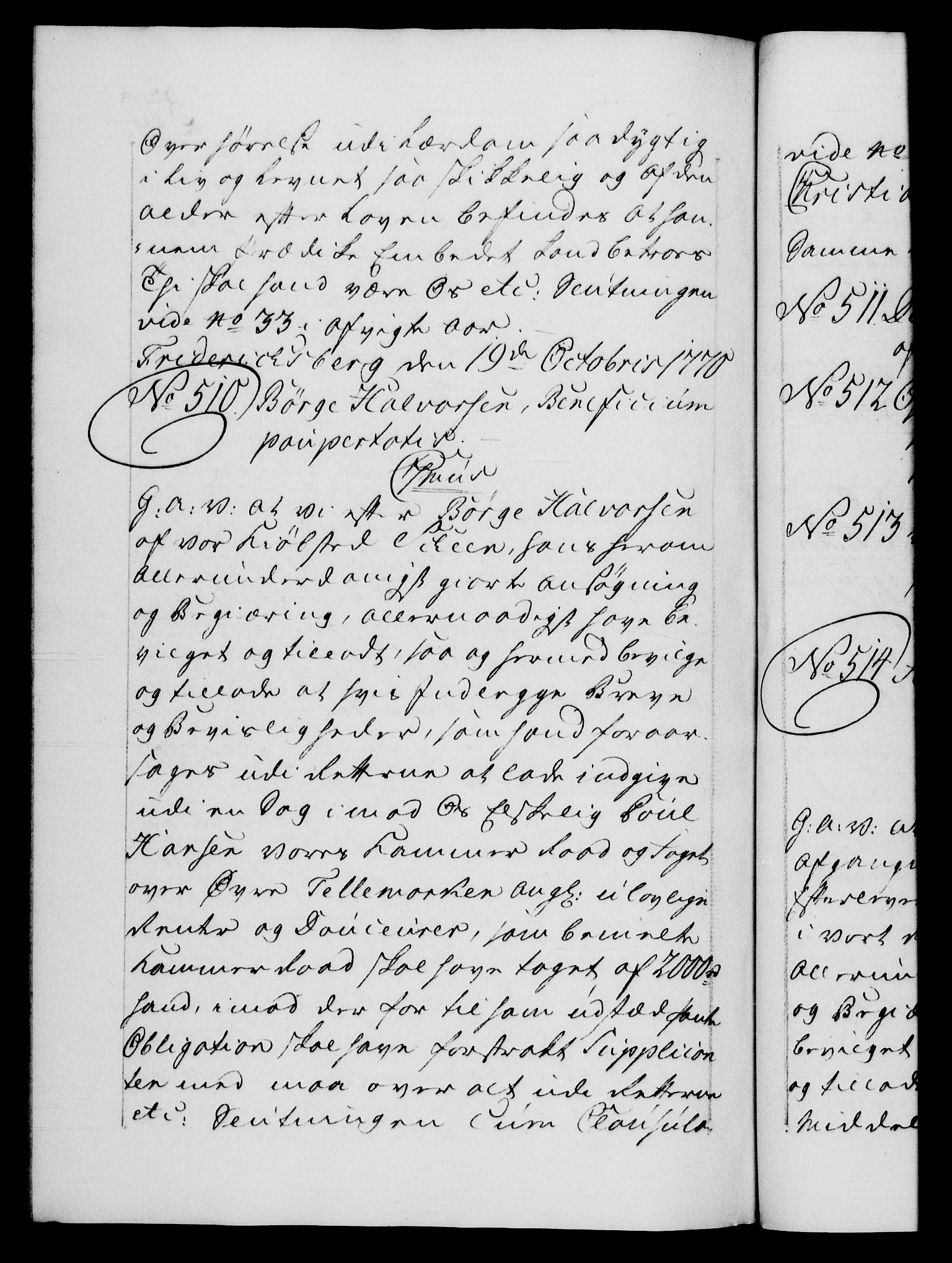 Danske Kanselli 1572-1799, AV/RA-EA-3023/F/Fc/Fca/Fcaa/L0044: Norske registre, 1769-1771, p. 570b