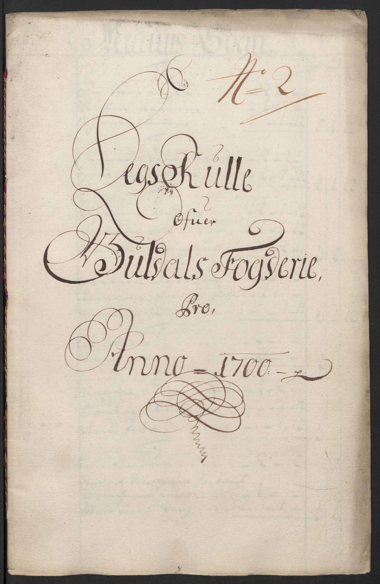 Rentekammeret inntil 1814, Reviderte regnskaper, Fogderegnskap, AV/RA-EA-4092/R60/L3950: Fogderegnskap Orkdal og Gauldal, 1700, p. 300