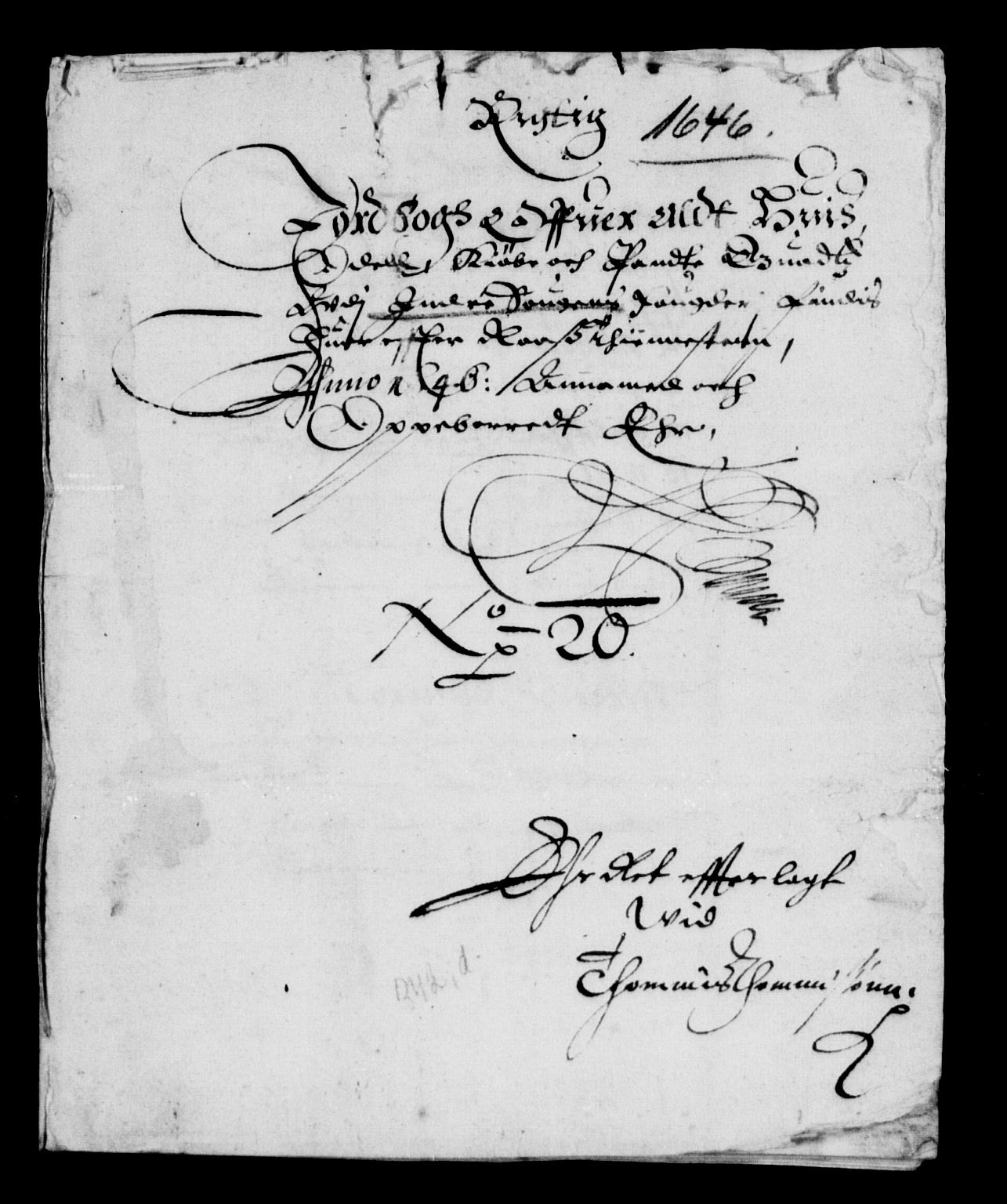 Rentekammeret inntil 1814, Reviderte regnskaper, Lensregnskaper, AV/RA-EA-5023/R/Rb/Rbt/L0108: Bergenhus len, 1641-1648