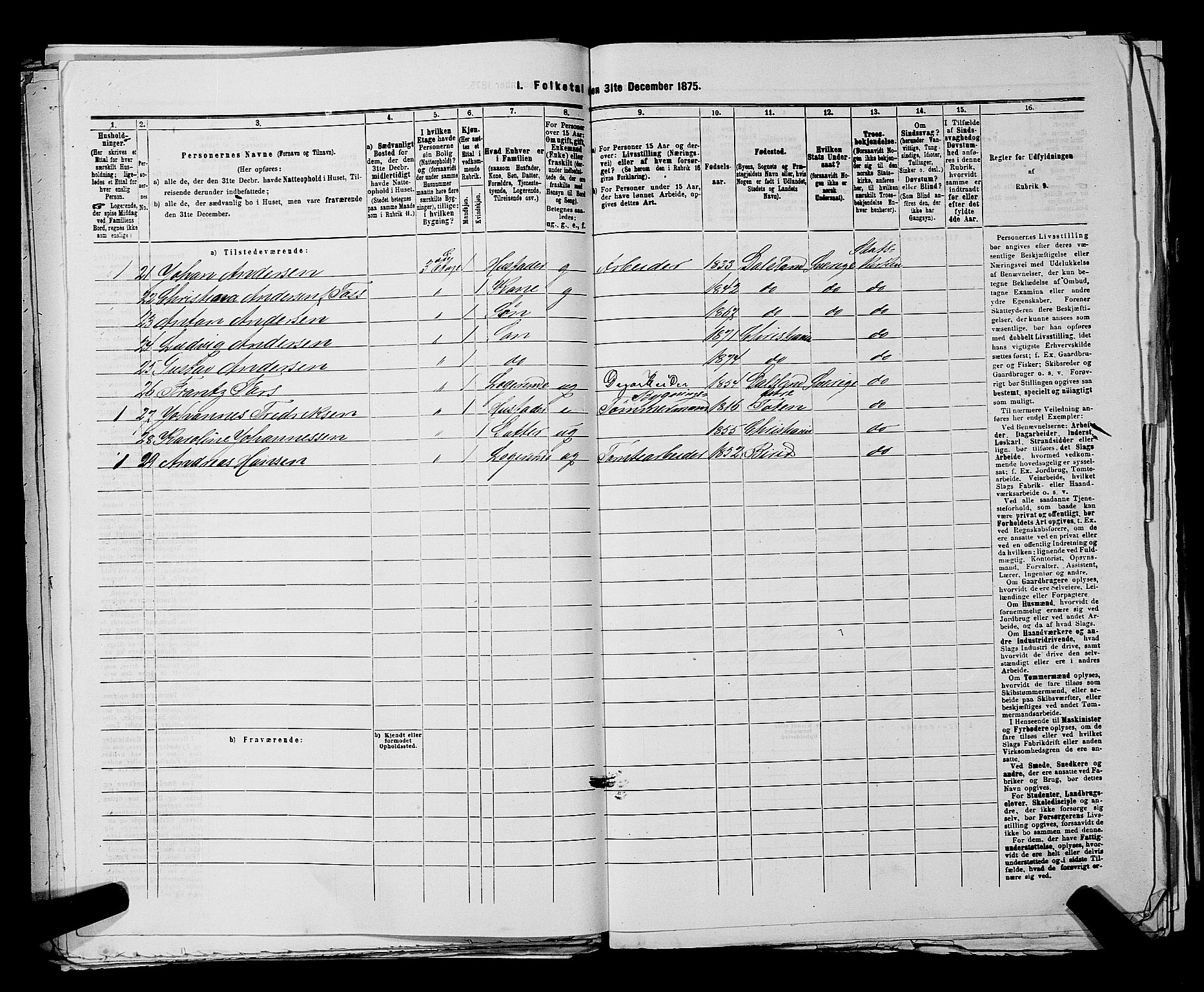 RA, 1875 census for 0301 Kristiania, 1875, p. 7236