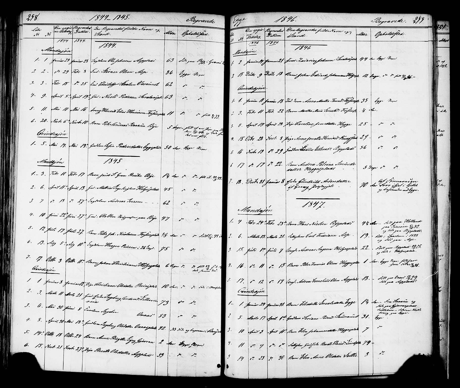 Ministerialprotokoller, klokkerbøker og fødselsregistre - Nord-Trøndelag, SAT/A-1458/739/L0367: Parish register (official) no. 739A01 /3, 1838-1868, p. 298-299