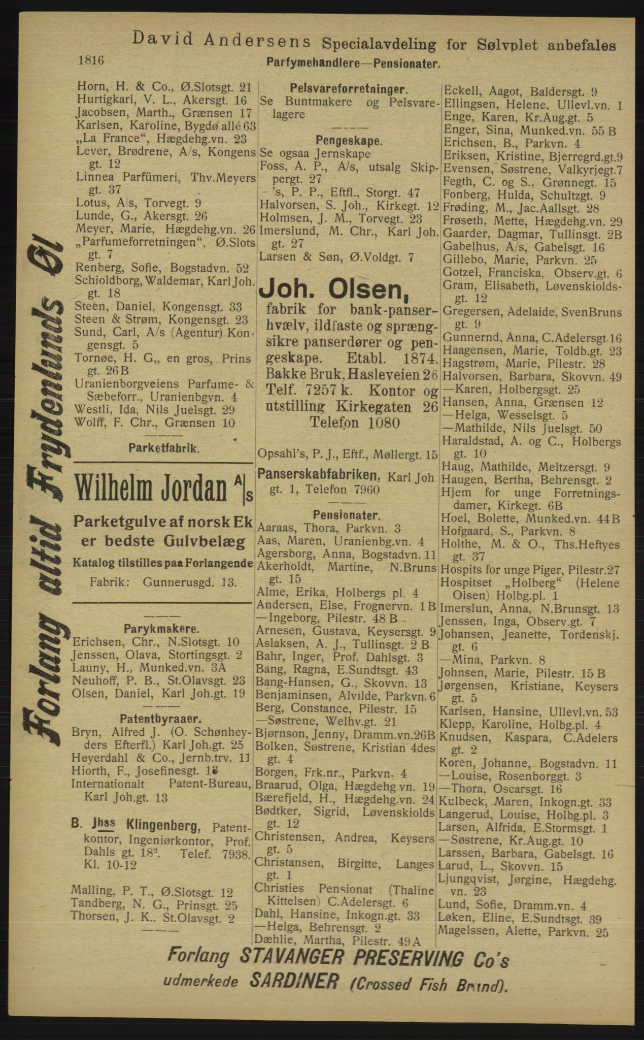 Kristiania/Oslo adressebok, PUBL/-, 1913, p. 1772