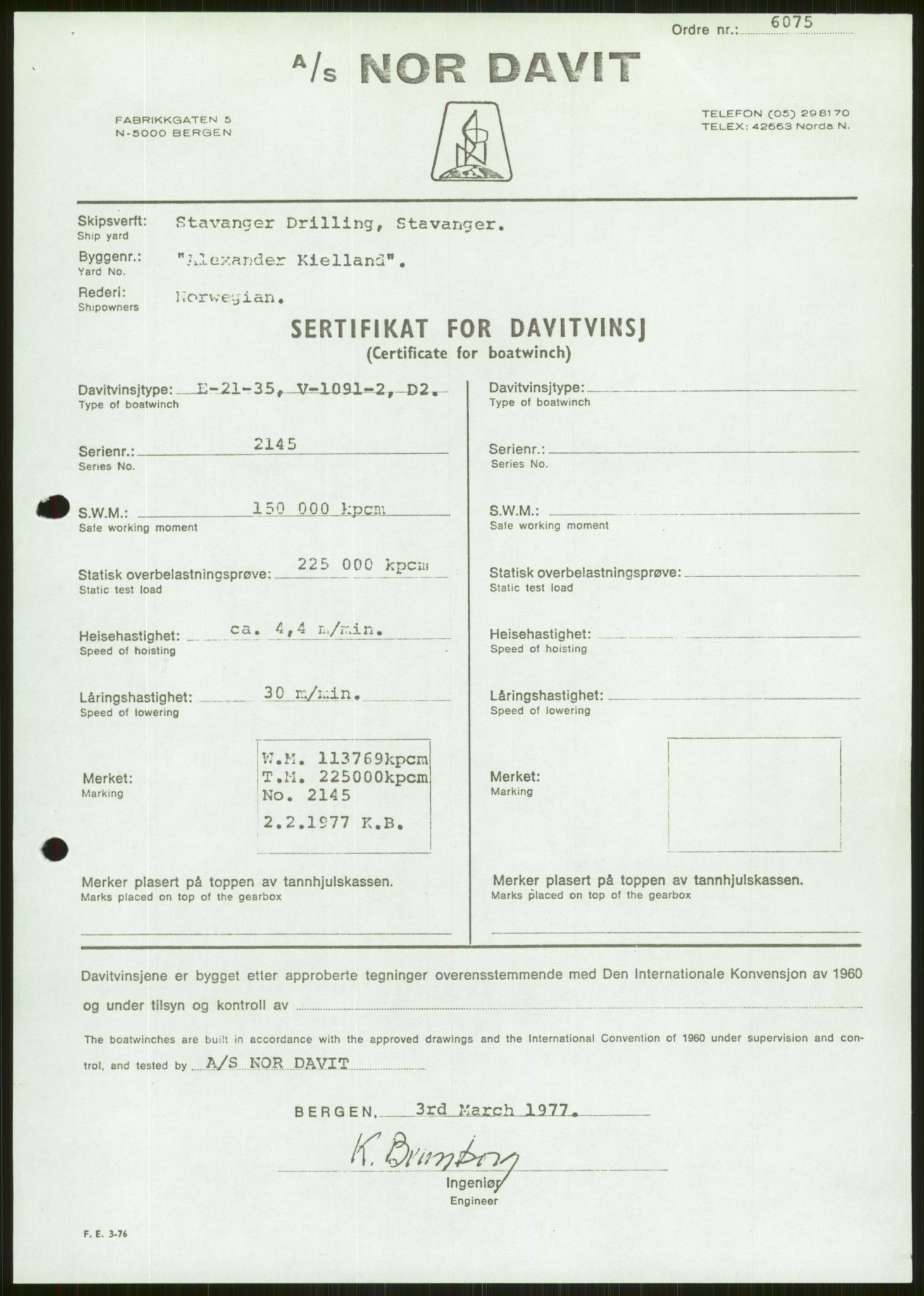 Justisdepartementet, Granskningskommisjonen ved Alexander Kielland-ulykken 27.3.1980, RA/S-1165/D/L0006: A Alexander L. Kielland (Doku.liste + A3-A6, A11-A13, A18-A20-A21, A23, A31 av 31)/Dykkerjournaler, 1980-1981, p. 440