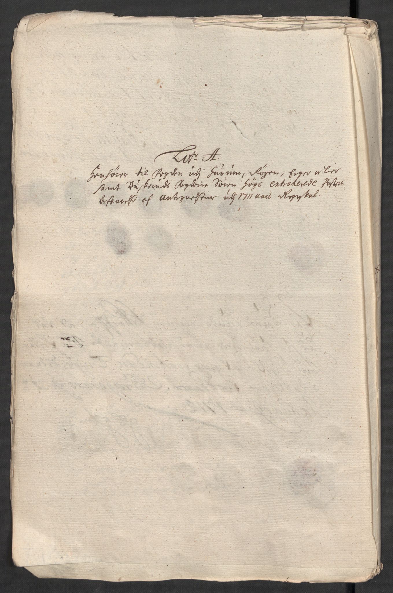 Rentekammeret inntil 1814, Reviderte regnskaper, Fogderegnskap, AV/RA-EA-4092/R31/L1705: Fogderegnskap Hurum, Røyken, Eiker, Lier og Buskerud, 1711, p. 427