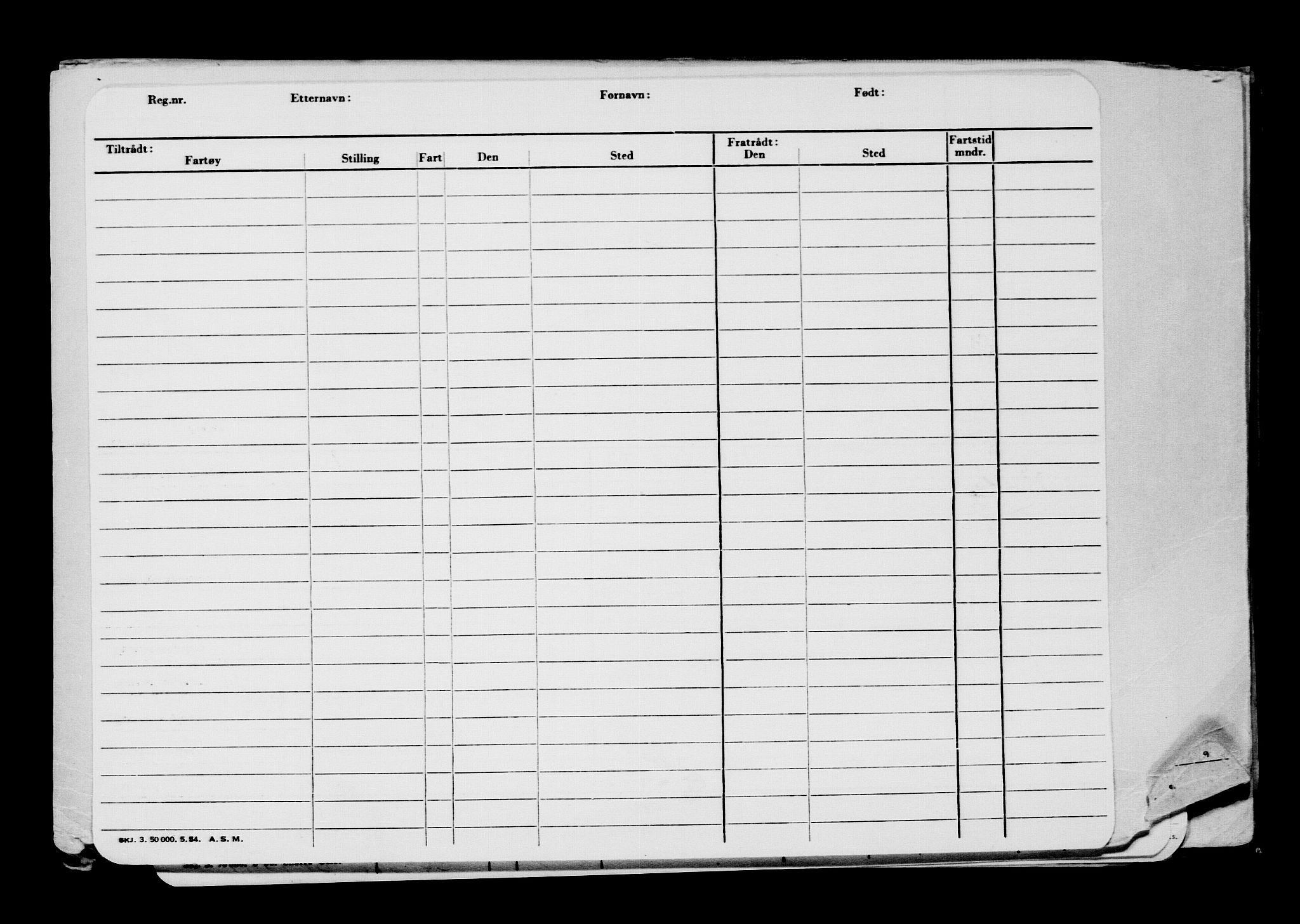 Direktoratet for sjømenn, AV/RA-S-3545/G/Gb/L0169: Hovedkort, 1919, p. 454