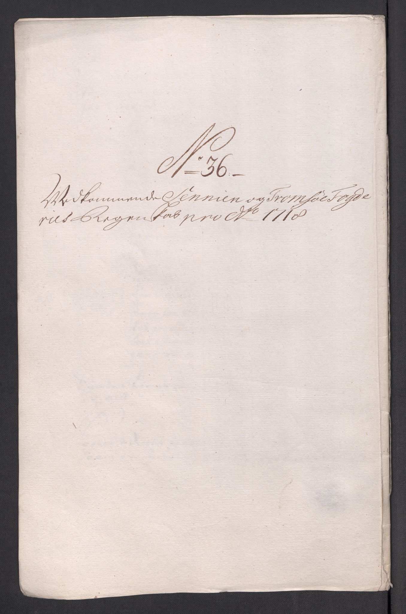 Rentekammeret inntil 1814, Reviderte regnskaper, Fogderegnskap, AV/RA-EA-4092/R68/L4764: Fogderegnskap Senja og Troms, 1718, p. 238