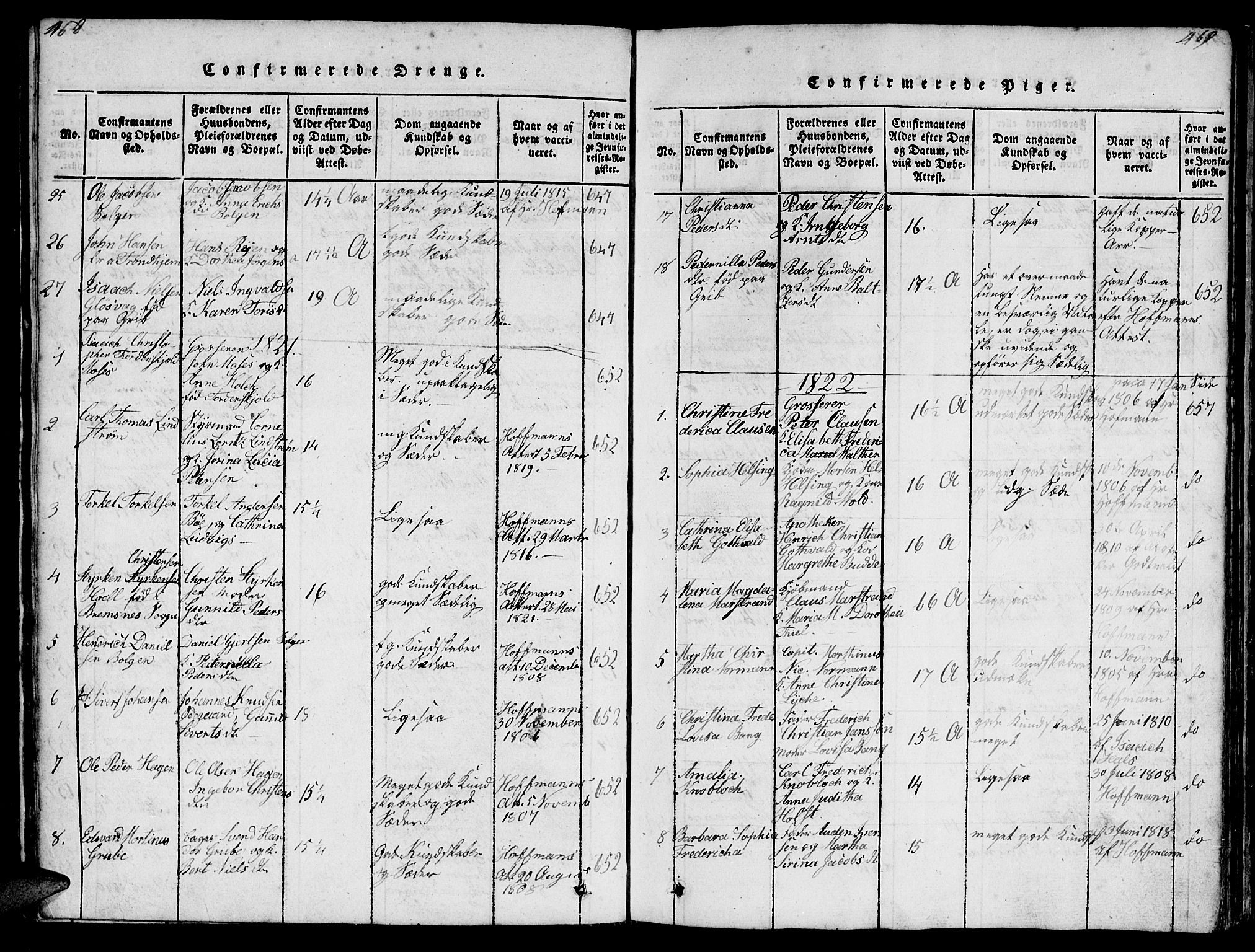 Ministerialprotokoller, klokkerbøker og fødselsregistre - Møre og Romsdal, SAT/A-1454/572/L0856: Parish register (copy) no. 572C01, 1819-1832, p. 468-469