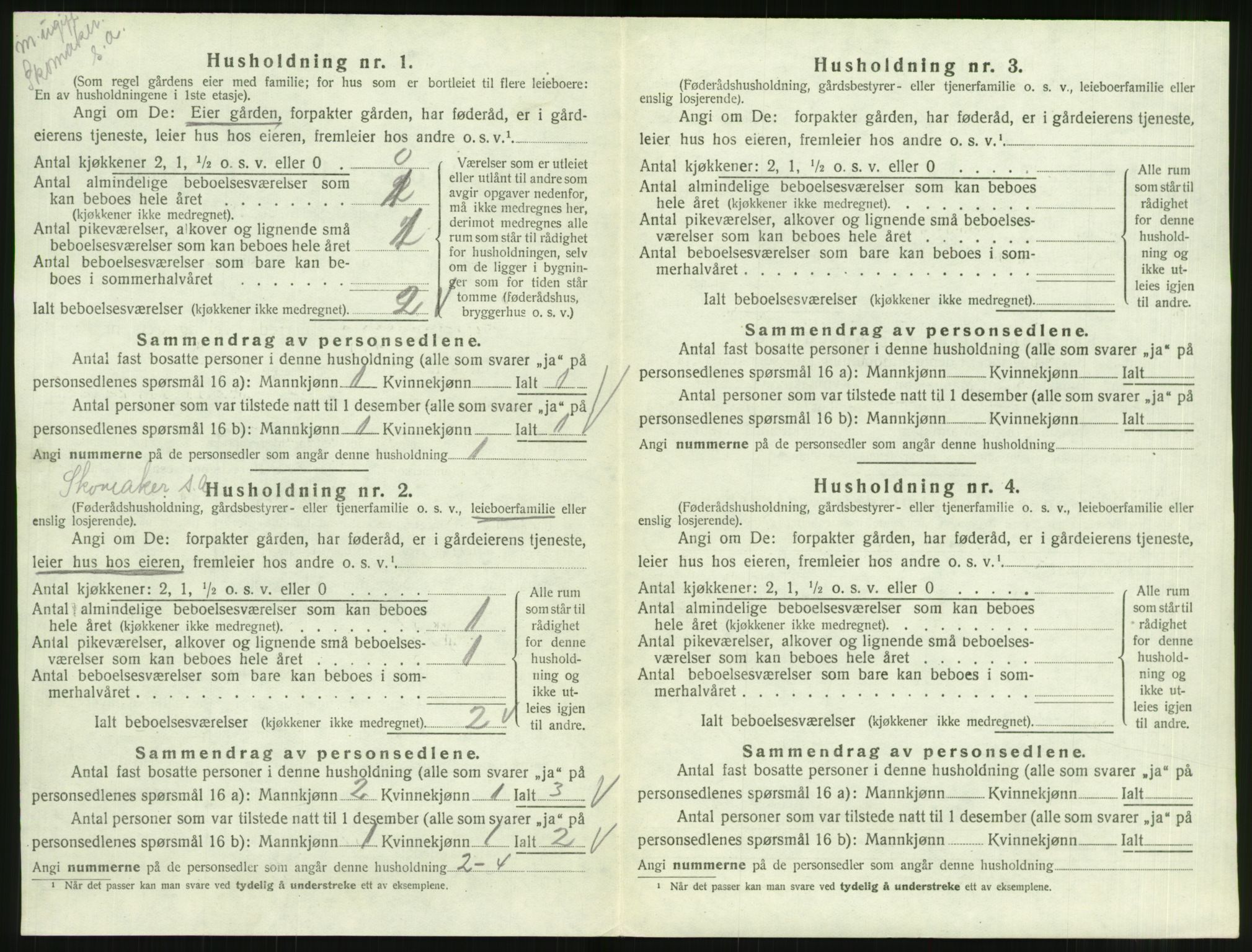 SAT, 1920 census for Ålvundeid, 1920, p. 147