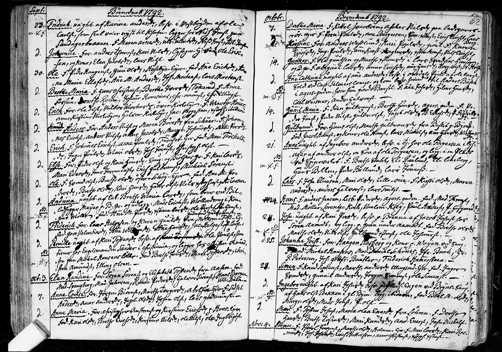 Aker prestekontor kirkebøker, AV/SAO-A-10861/F/L0010: Parish register (official) no. 10, 1786-1809, p. 62