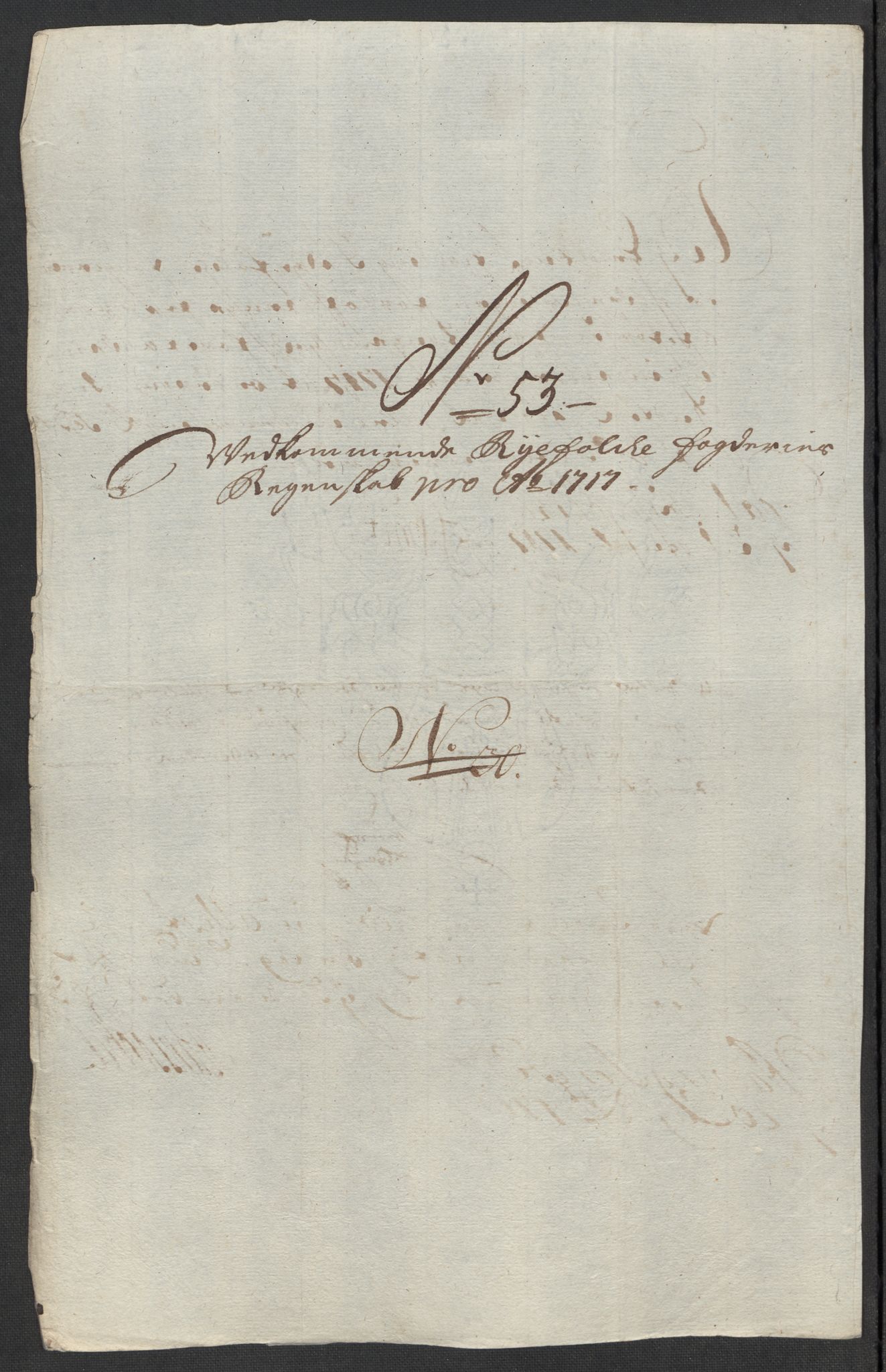 Rentekammeret inntil 1814, Reviderte regnskaper, Fogderegnskap, AV/RA-EA-4092/R47/L2870: Fogderegnskap Ryfylke, 1717, p. 283