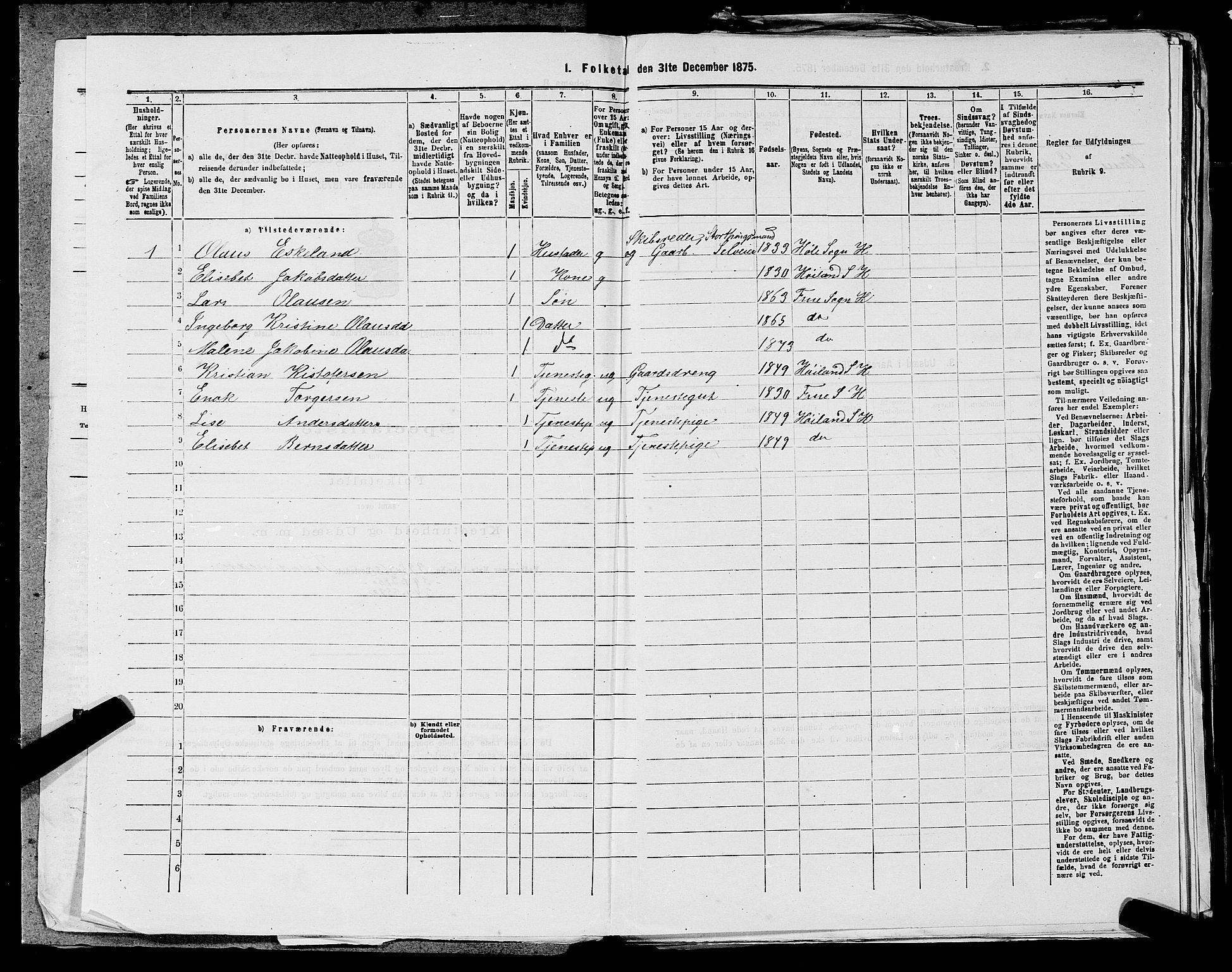 SAST, 1875 census for 1126P Hetland, 1875, p. 914