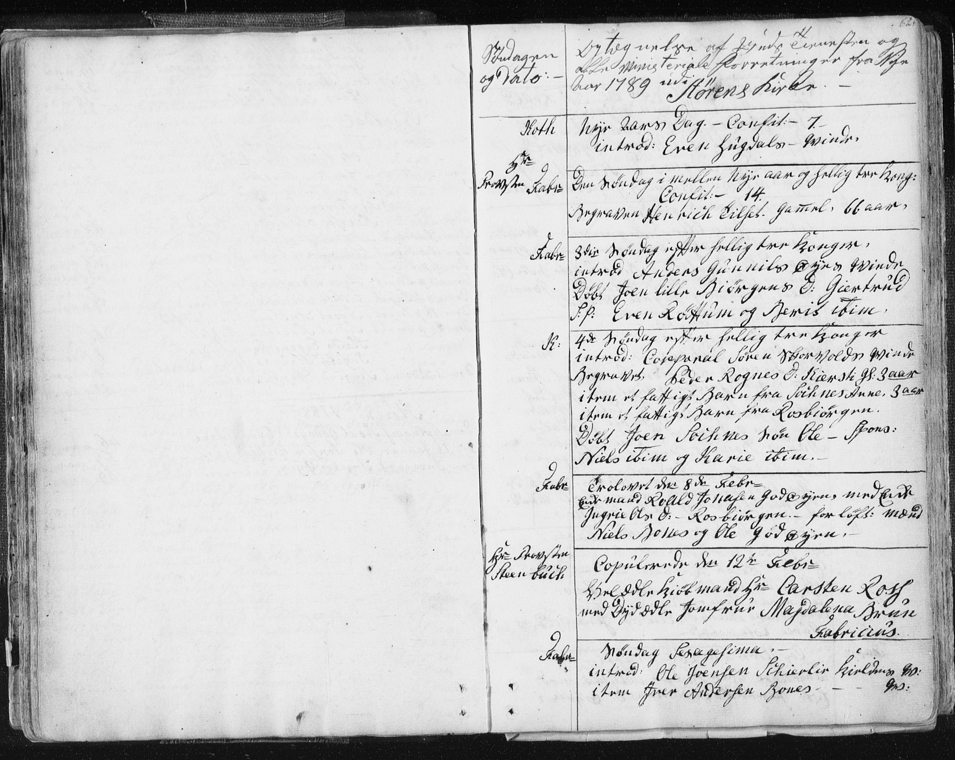 Ministerialprotokoller, klokkerbøker og fødselsregistre - Sør-Trøndelag, SAT/A-1456/687/L0991: Parish register (official) no. 687A02, 1747-1790, p. 62