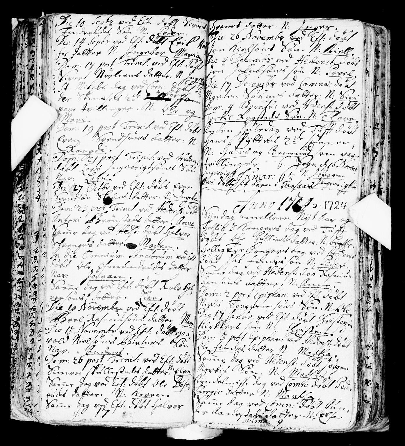 Sandsvær kirkebøker, AV/SAKO-A-244/F/Fa/L0001: Parish register (official) no. I 1, 1665-1725, p. 95