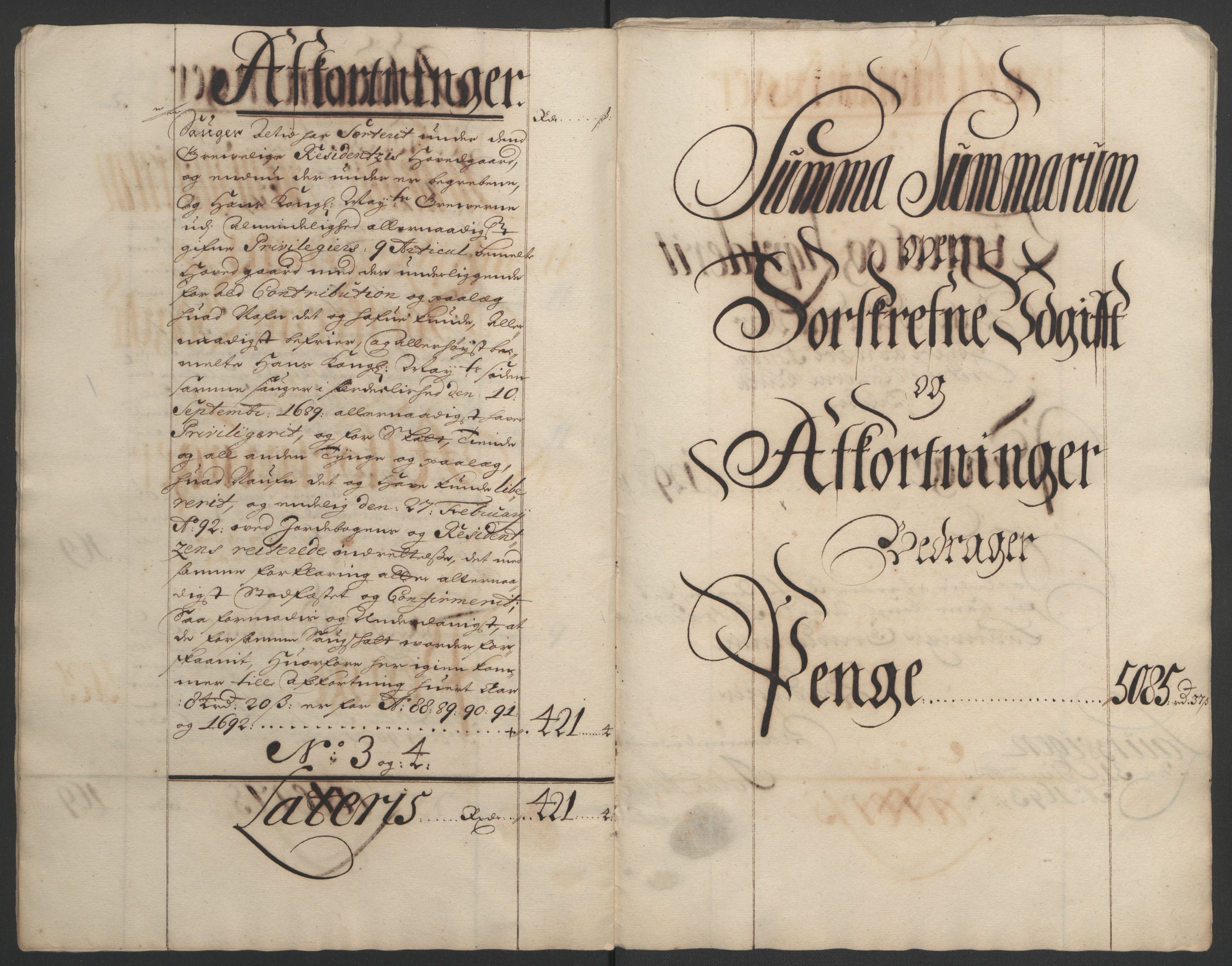 Rentekammeret inntil 1814, Reviderte regnskaper, Fogderegnskap, AV/RA-EA-4092/R33/L1974: Fogderegnskap Larvik grevskap, 1693-1695, p. 10