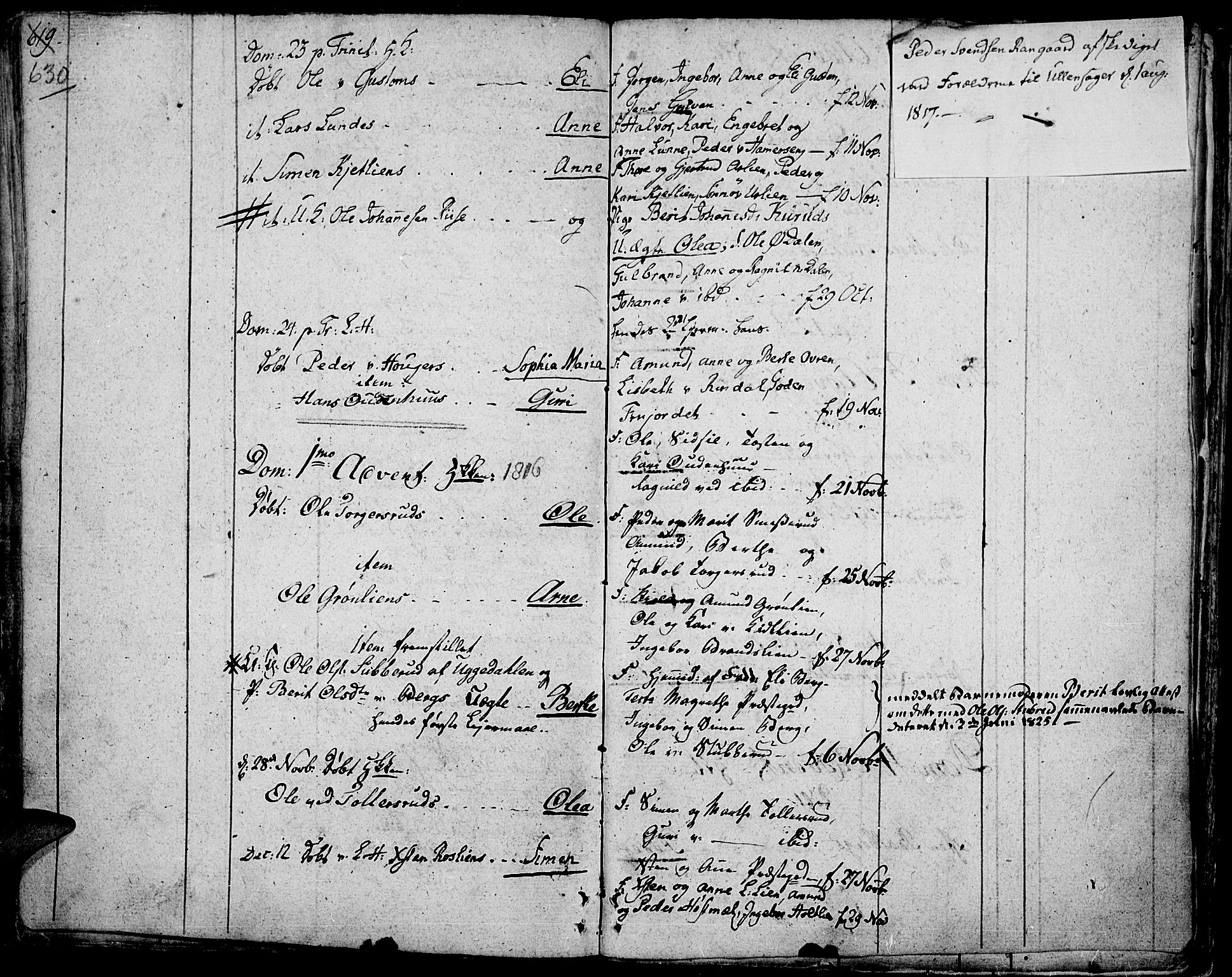 Fåberg prestekontor, SAH/PREST-086/H/Ha/Haa/L0002: Parish register (official) no. 2, 1775-1818, p. 630-631