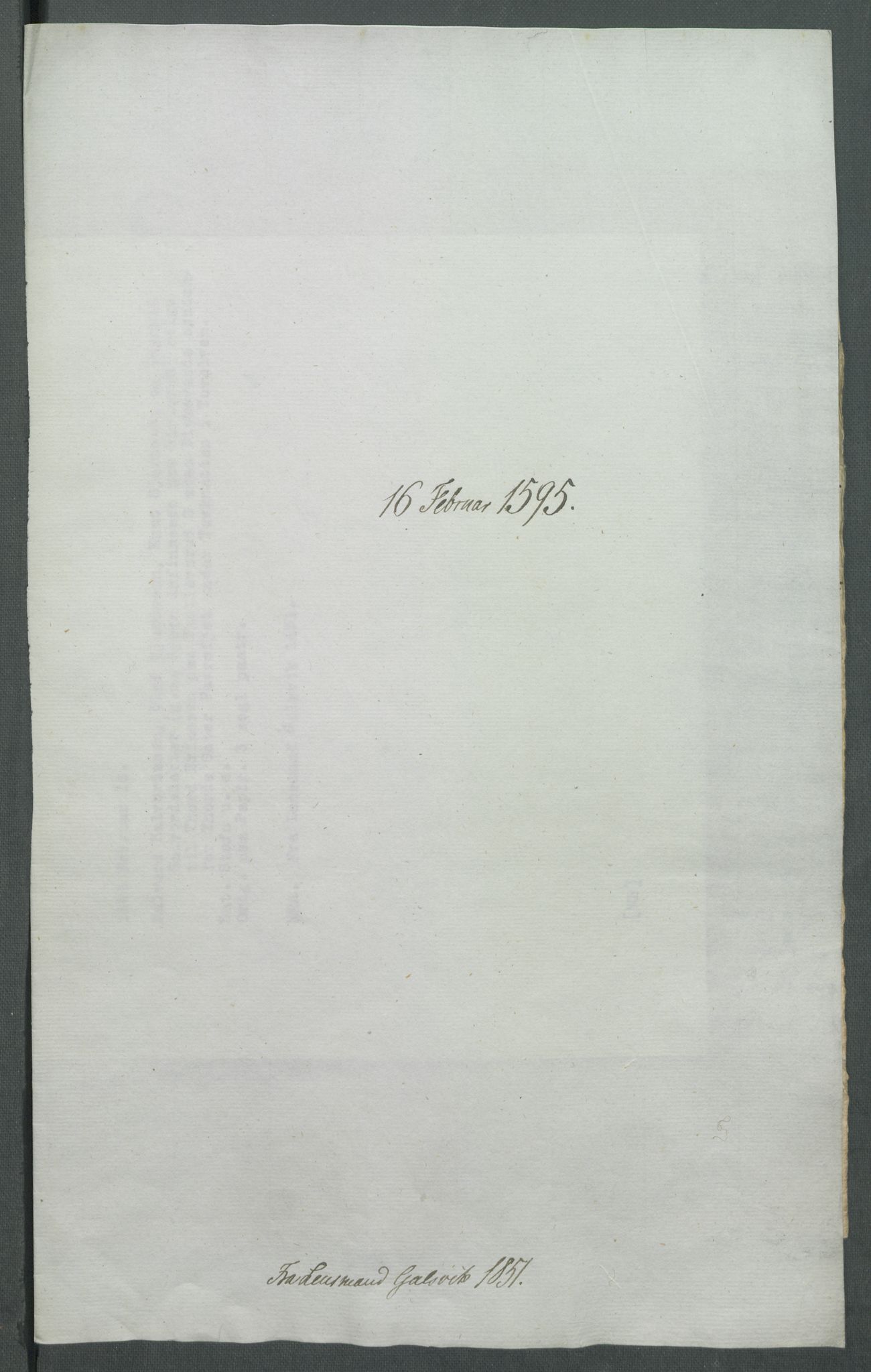 Riksarkivets diplomsamling, AV/RA-EA-5965/F02/L0099: Dokumenter, 1595, p. 10