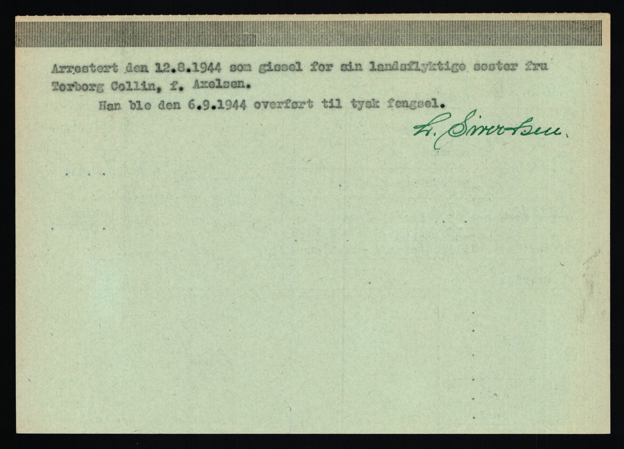 Statspolitiet - Hovedkontoret / Osloavdelingen, AV/RA-S-1329/C/Ca/L0002: Arneberg - Brand, 1943-1945, p. 827