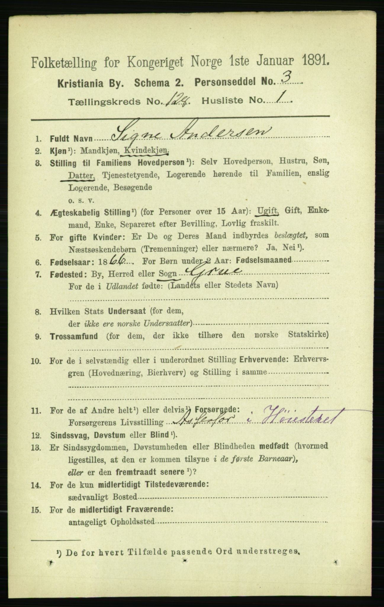 RA, 1891 census for 0301 Kristiania, 1891, p. 68588