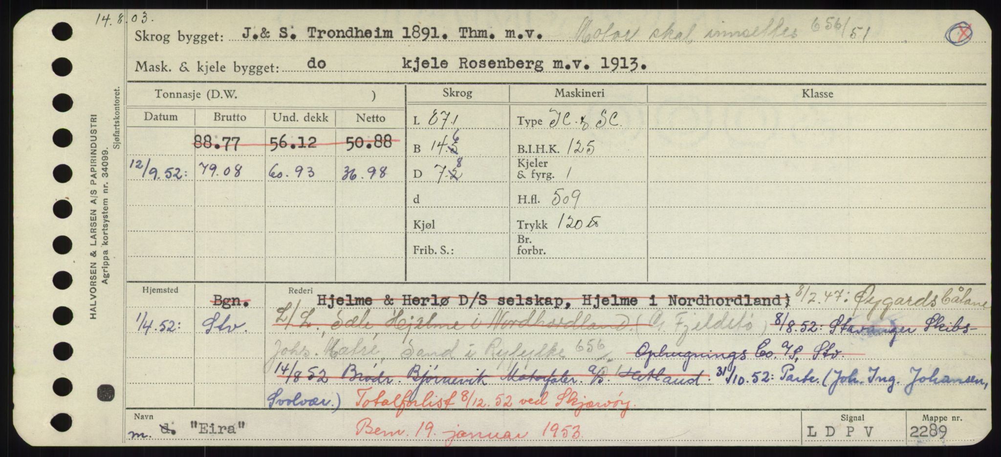 Sjøfartsdirektoratet med forløpere, Skipsmålingen, AV/RA-S-1627/H/Hd/L0009: Fartøy, E, p. 195