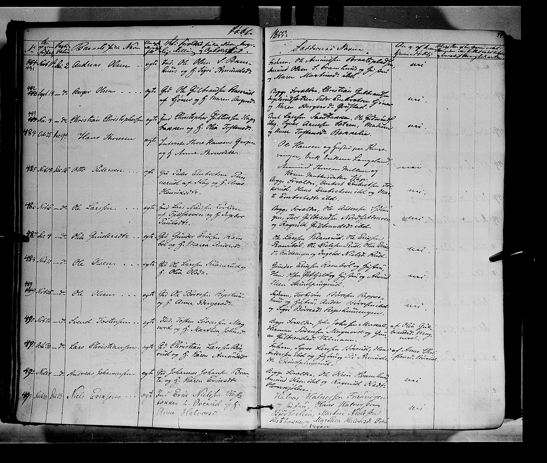 Vinger prestekontor, SAH/PREST-024/H/Ha/Haa/L0010: Parish register (official) no. 10, 1855-1861, p. 24