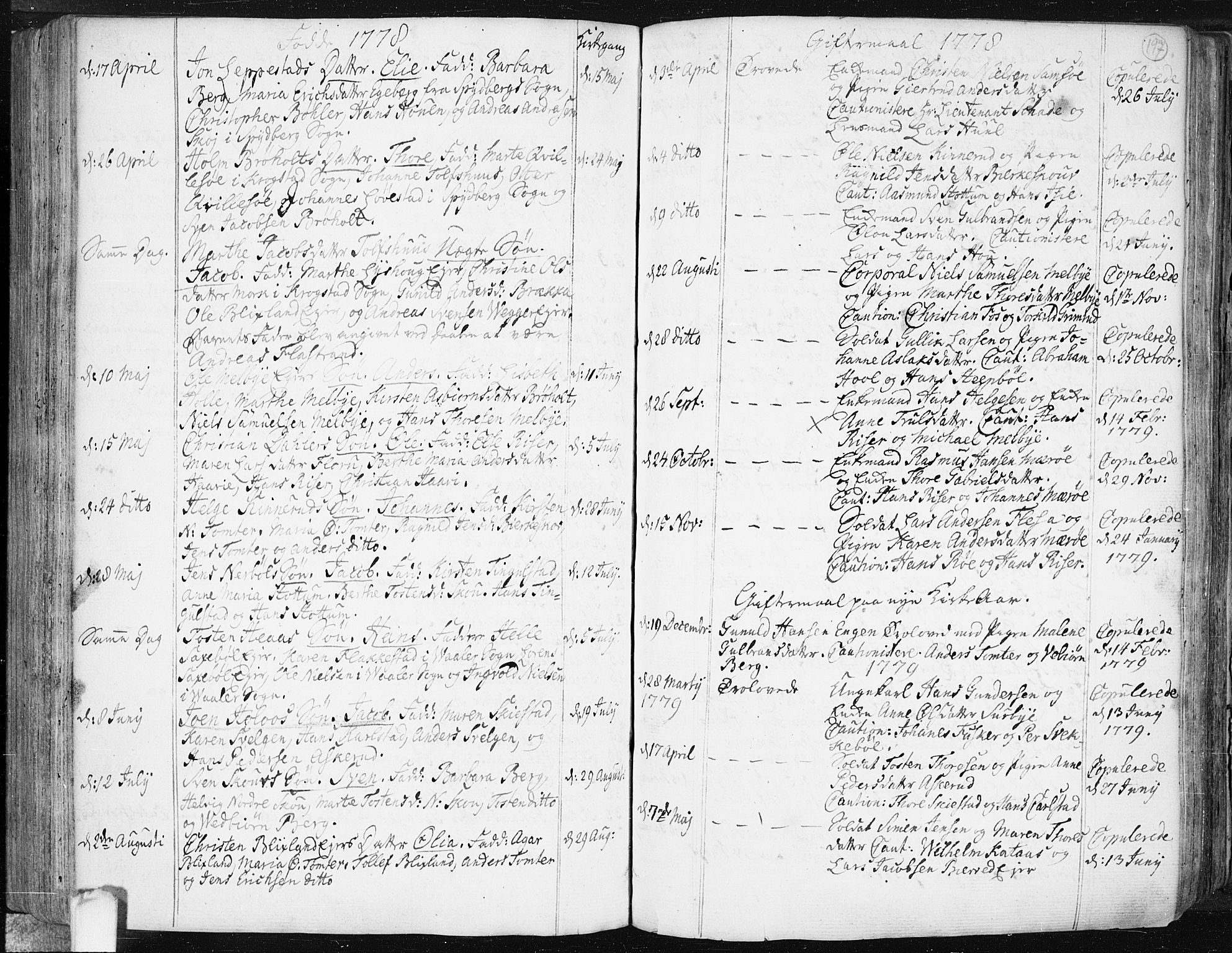 Hobøl prestekontor Kirkebøker, AV/SAO-A-2002/F/Fa/L0001: Parish register (official) no. I 1, 1733-1814, p. 197