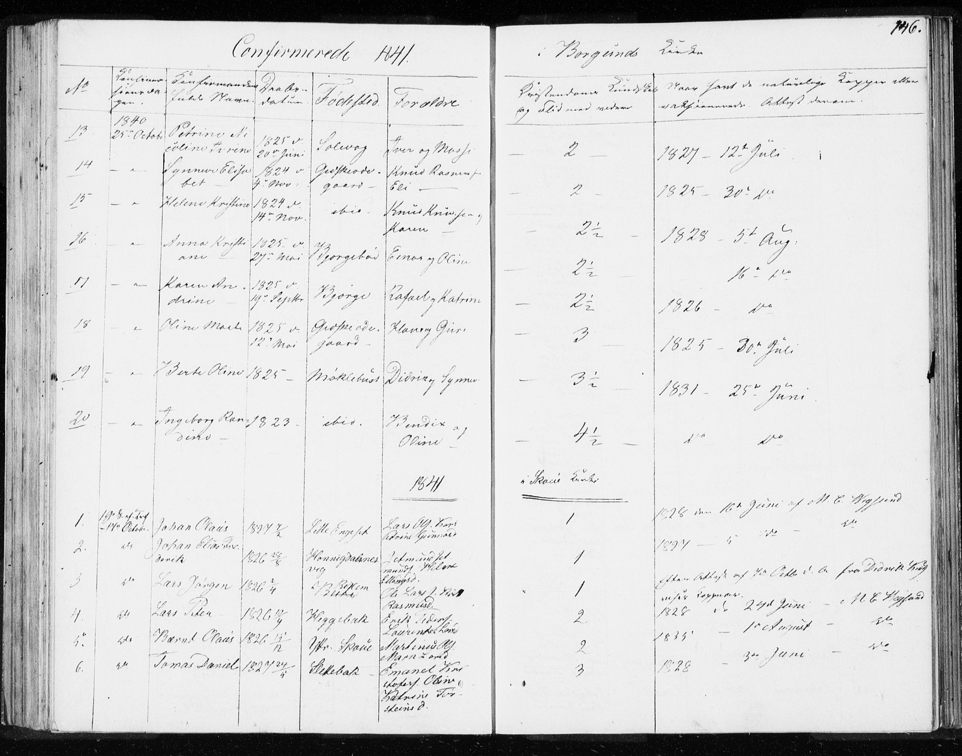 Ministerialprotokoller, klokkerbøker og fødselsregistre - Møre og Romsdal, SAT/A-1454/528/L0414: Curate's parish register no. 528B02, 1833-1844, p. 146