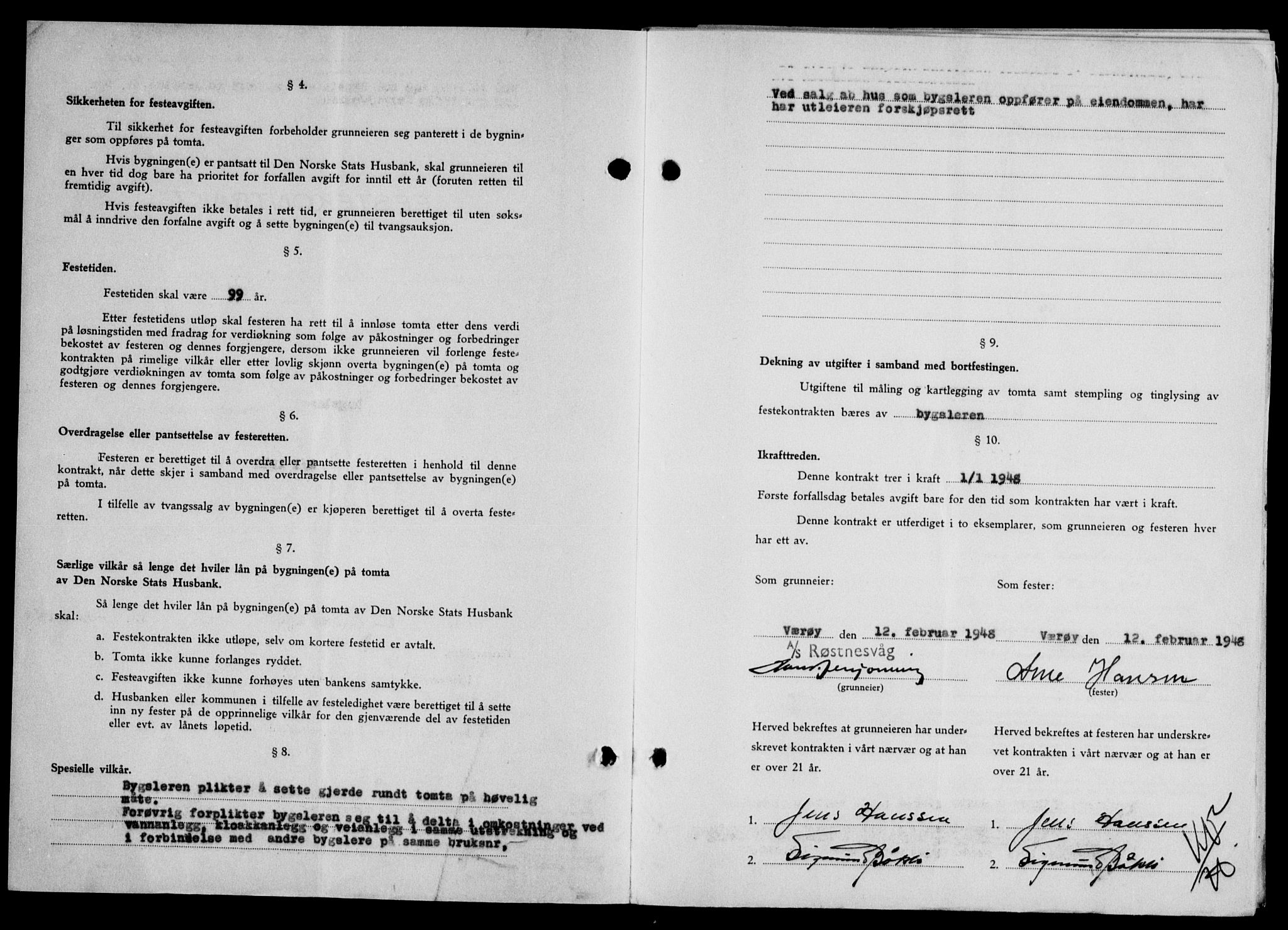 Lofoten sorenskriveri, SAT/A-0017/1/2/2C/L0017a: Mortgage book no. 17a, 1947-1948, Diary no: : 364/1948