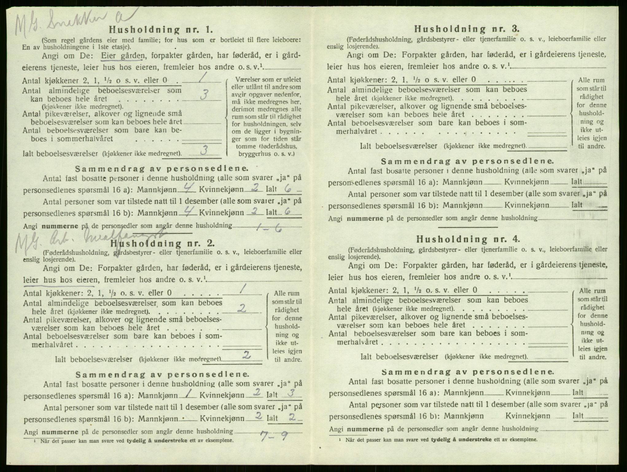 SAKO, 1920 census for Sandeherred, 1920, p. 626