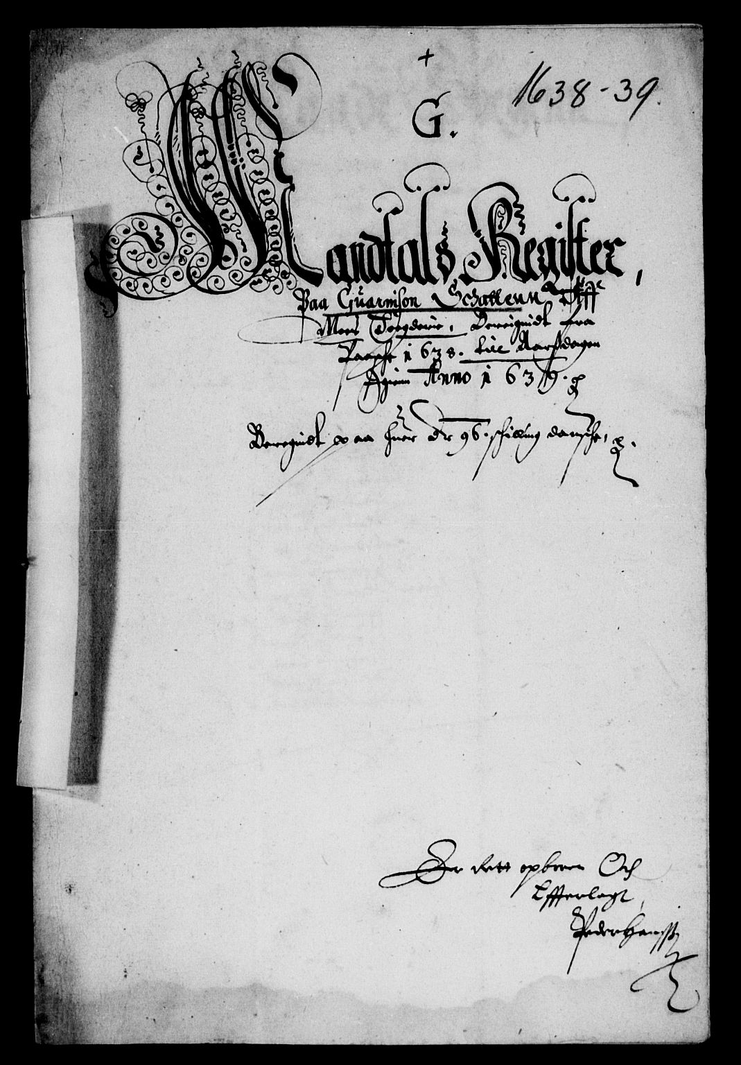 Rentekammeret inntil 1814, Reviderte regnskaper, Lensregnskaper, AV/RA-EA-5023/R/Rb/Rba/L0143: Akershus len, 1638-1639